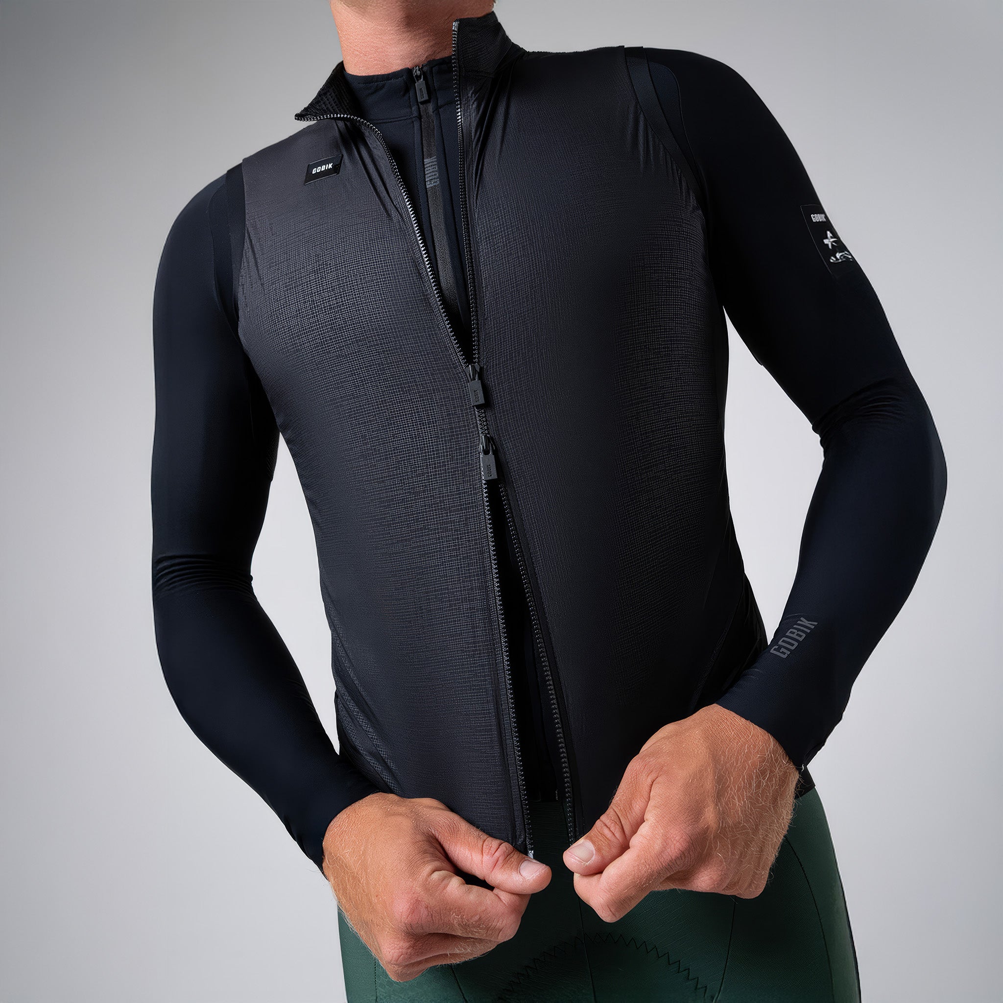 Vector 2.0 Crow | Erkek Rüzgar Geçirmez Yelek