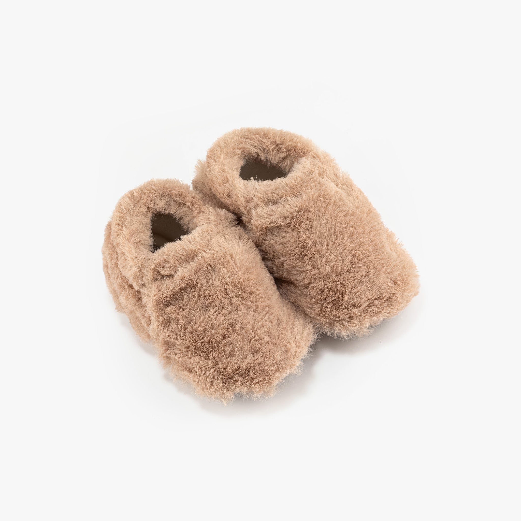 Furry Furry | Bej | Kürk Barefoot Patik