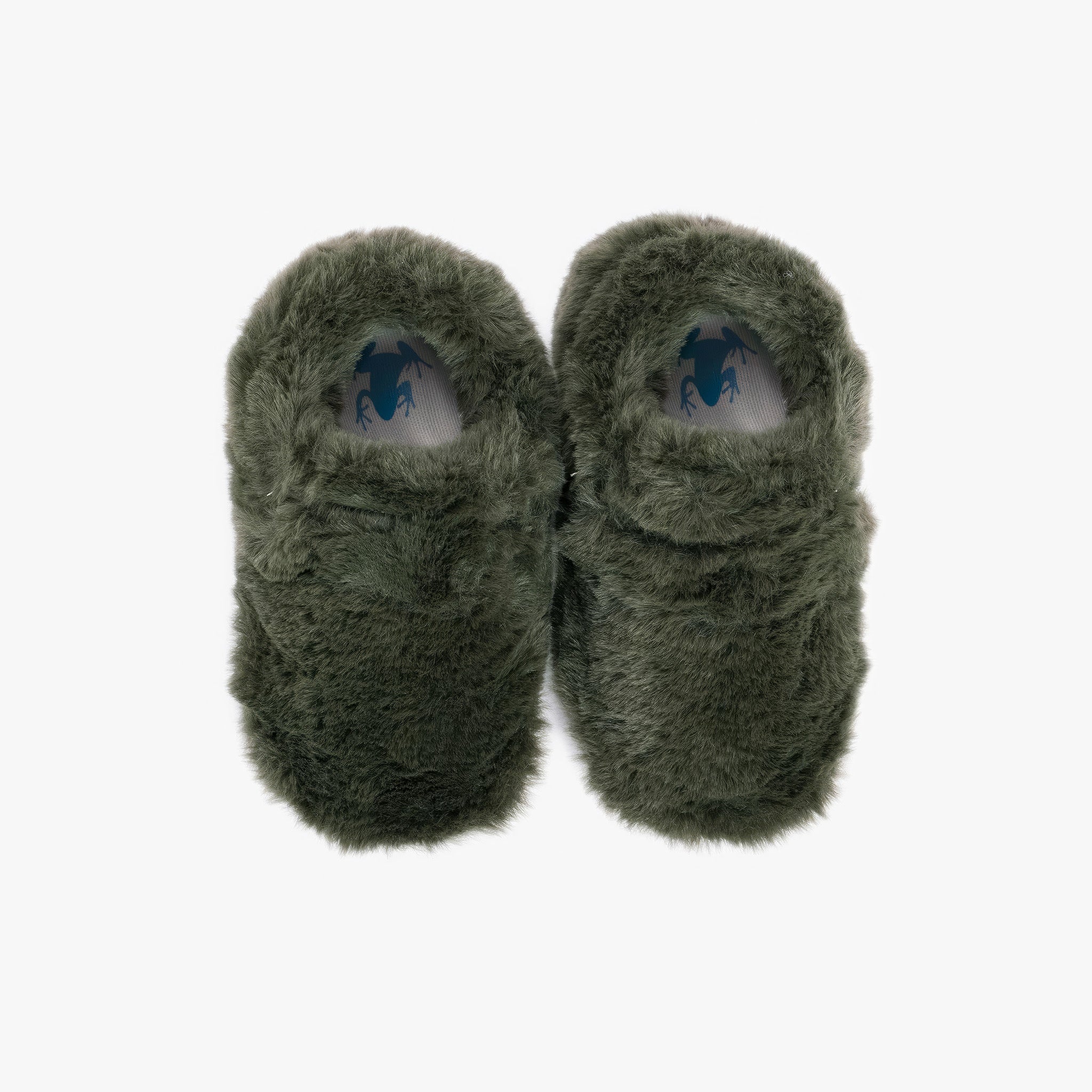 Furry Furry | Haki | Kürk Barefoot Patik
