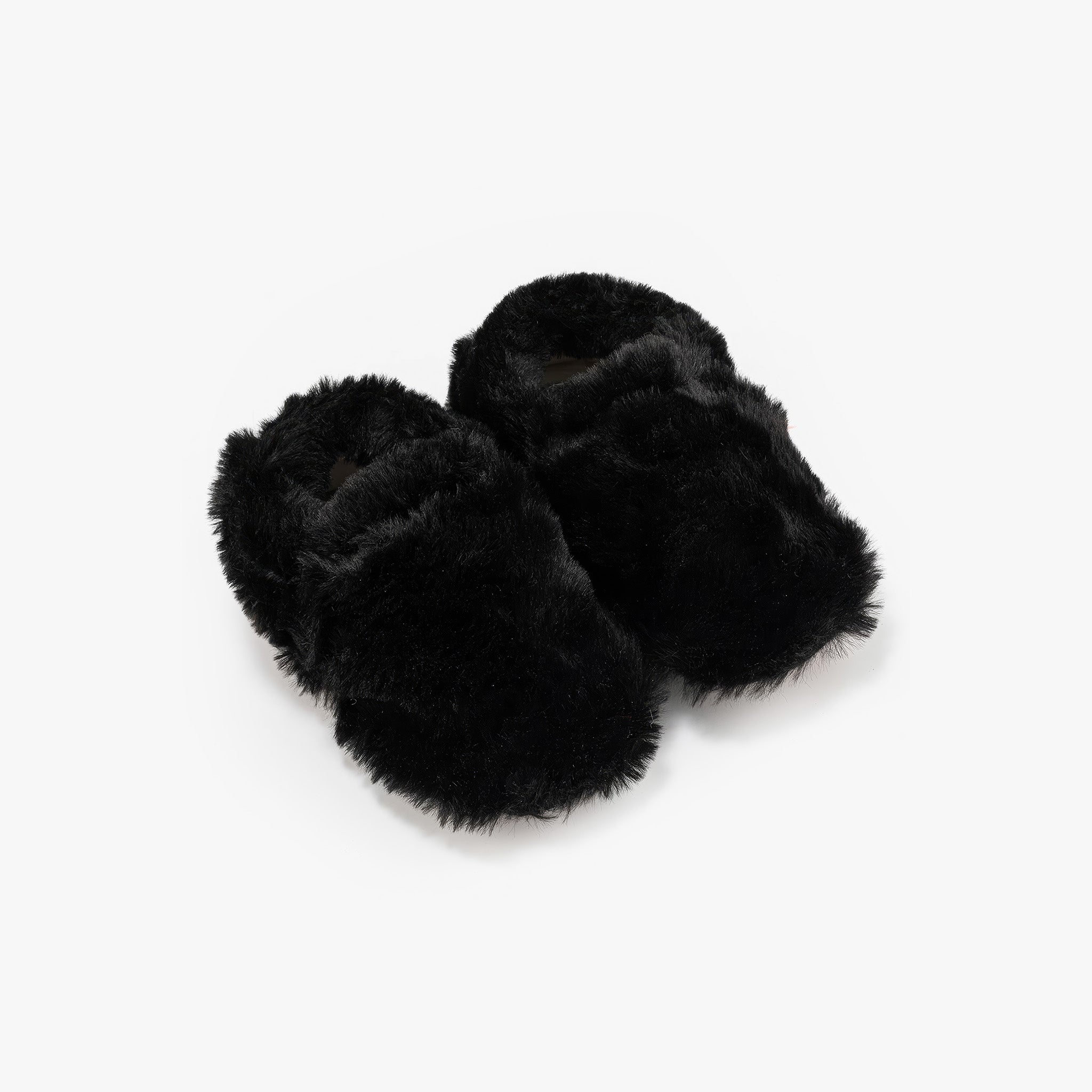 Furry Furry | Siyah | Kürk Barefoot Patik