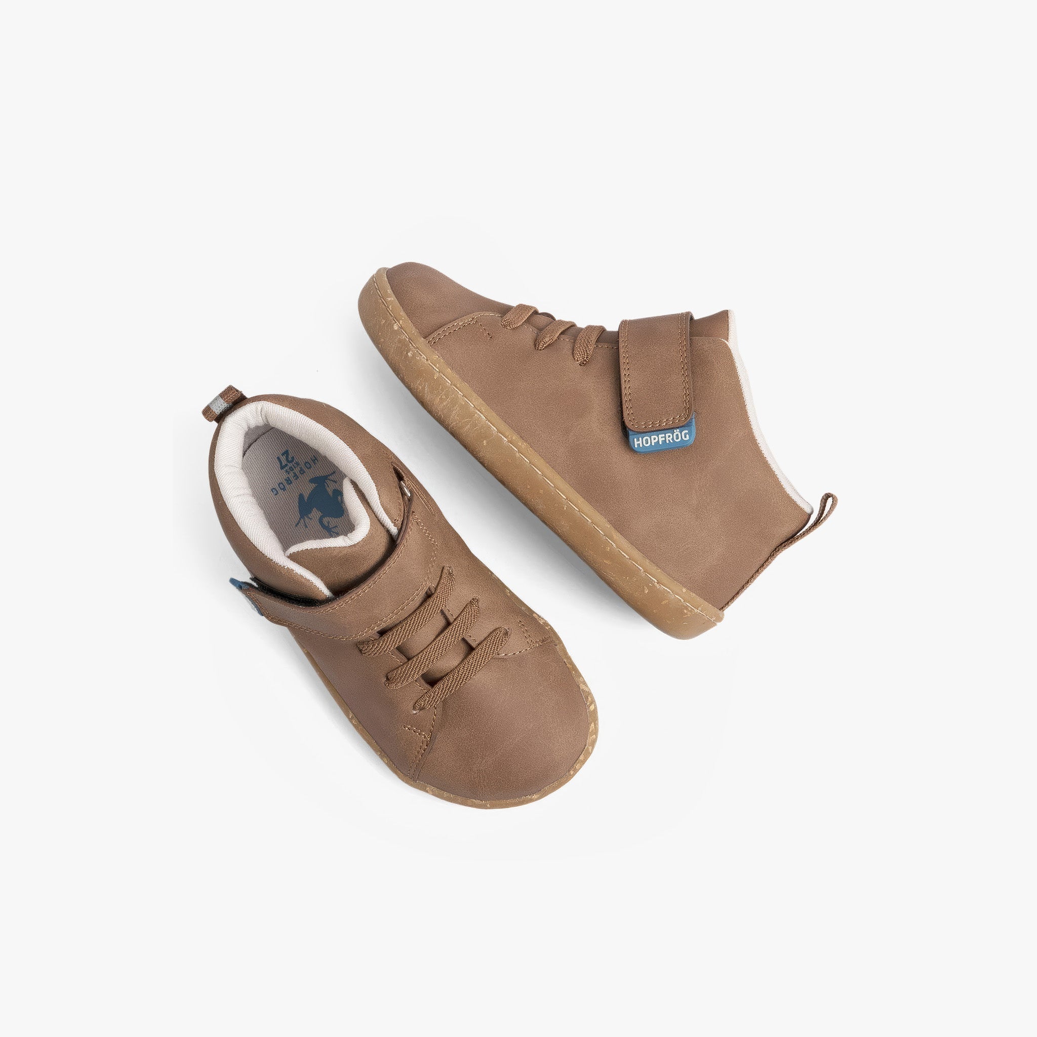 Smart Walker High Top | Kahverengi Meşe | Barefoot Çocuk Botu