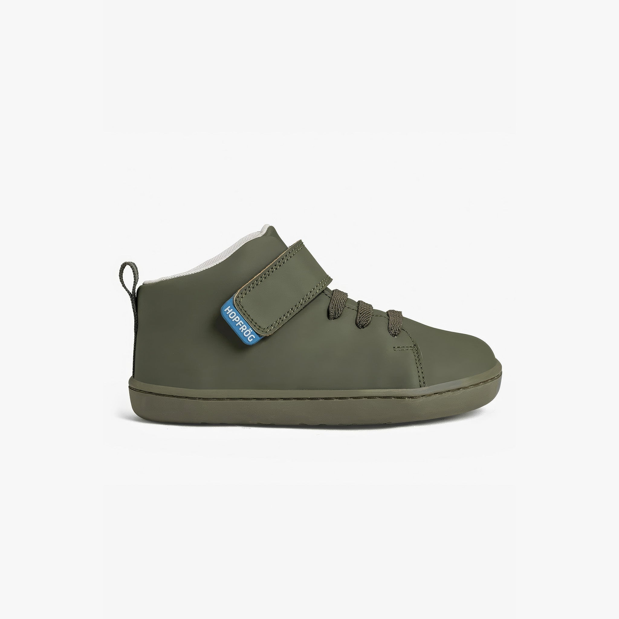 Smart Walker High Top | Süper Mat Haki | Barefoot Çocuk Botu