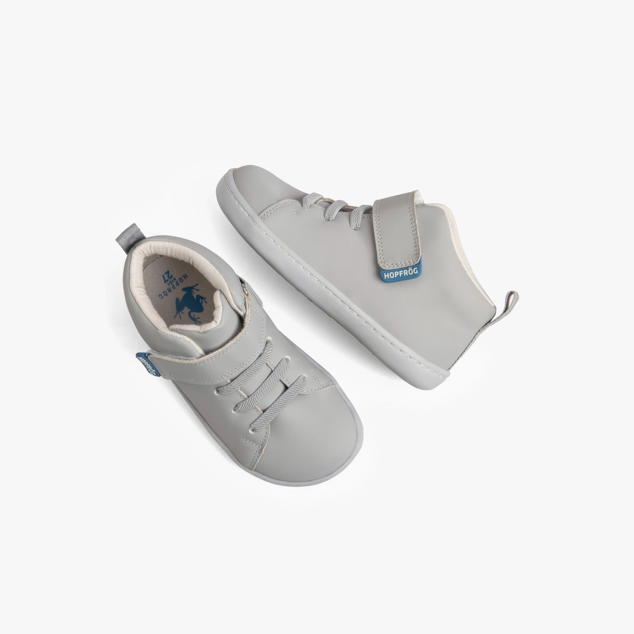 Smart Walker High Top | Süper Mat Havalı Gri | Barefoot Çocuk Botu
