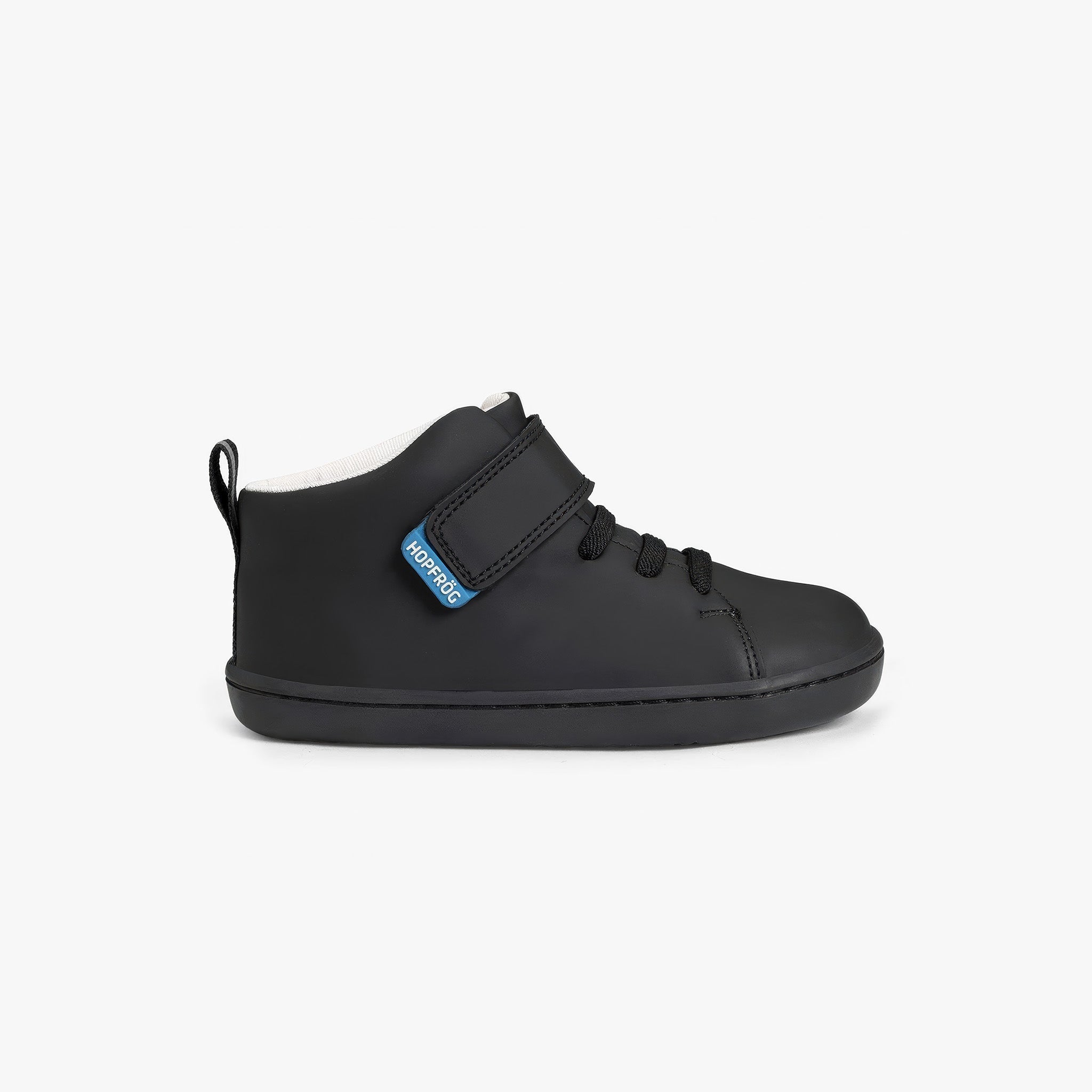 Smart Walker High Top | Süper Mat Siyah | Barefoot Çocuk Botu