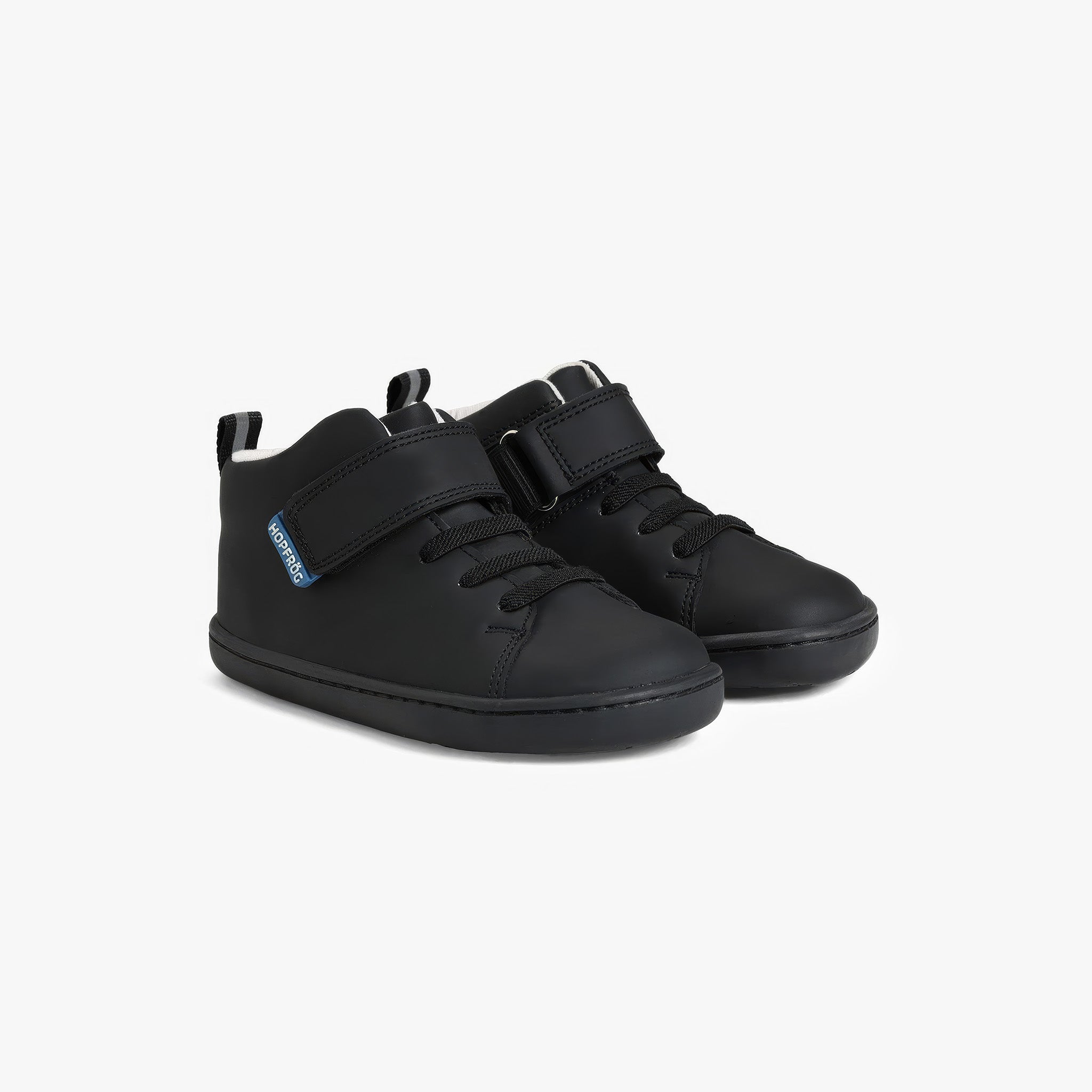 Smart Walker High Top | Süper Mat Siyah | Barefoot Çocuk Botu