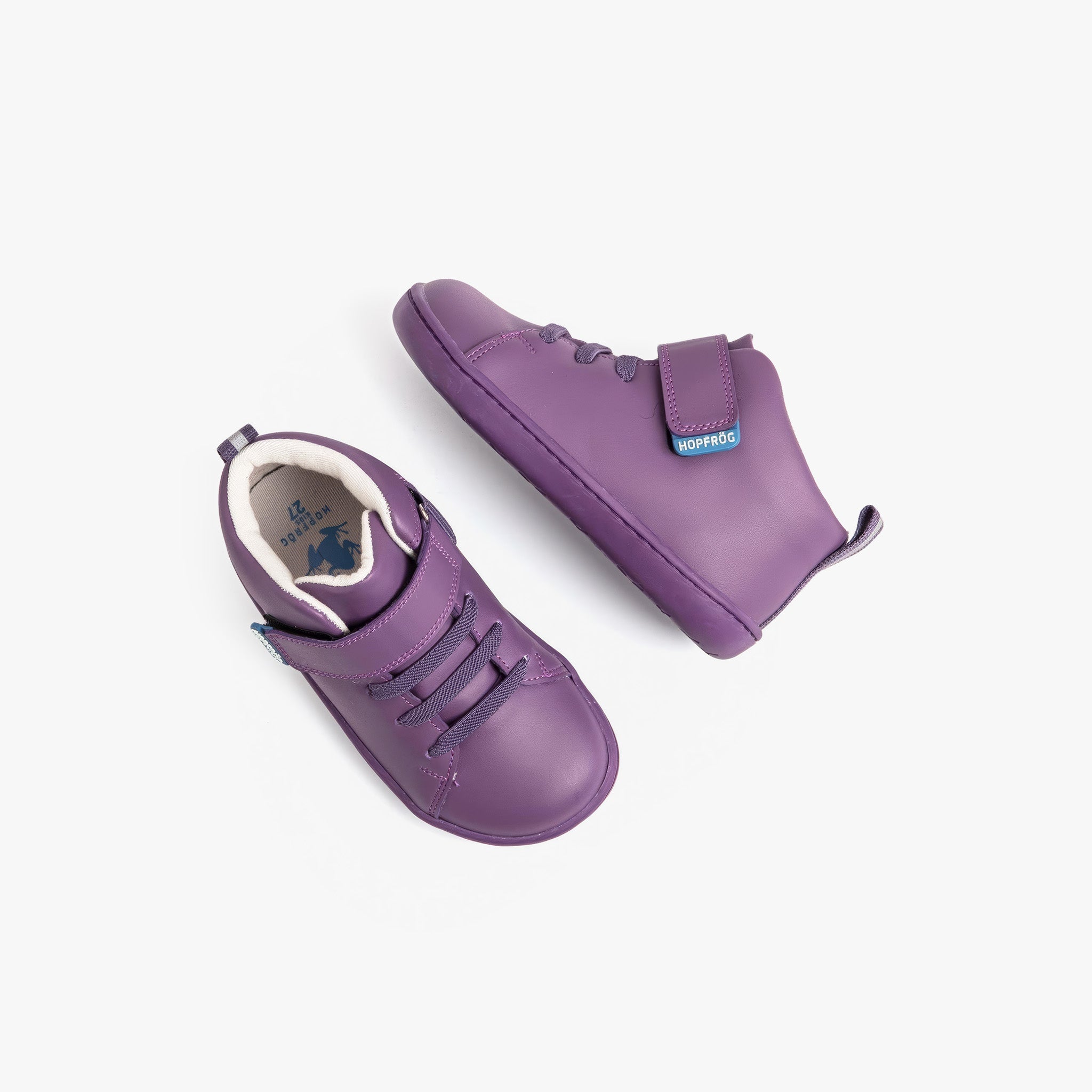 Smart Walker High Top | Mor Işık | Barefoot Çocuk Botu