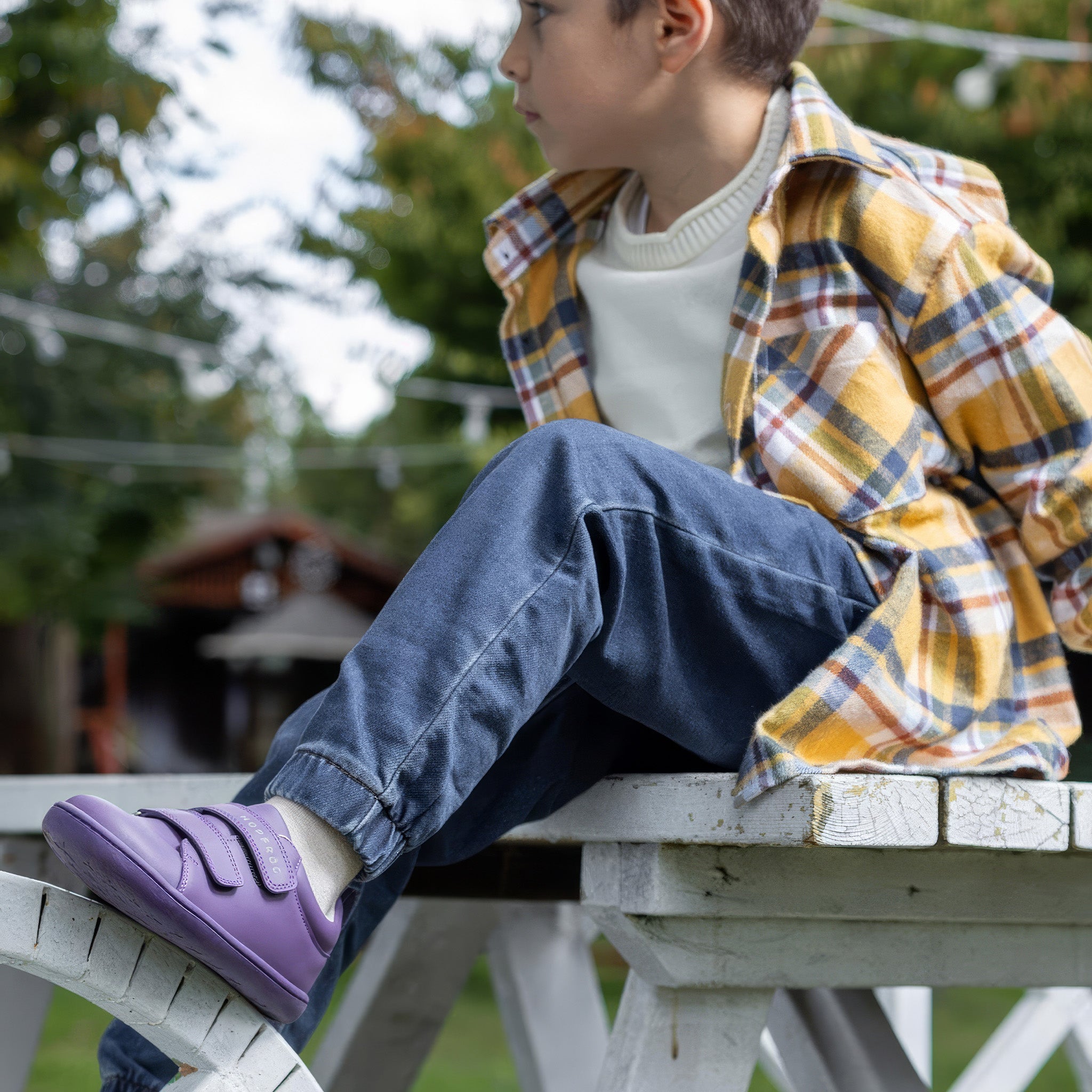 Smart Walker Junior | Mor Işık | Barefoot Çocuk Ayakkabısı