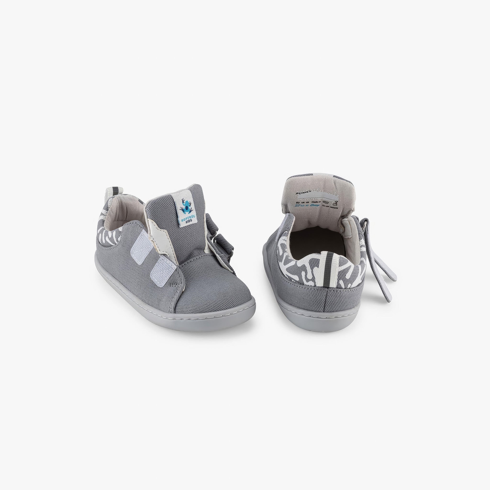Smart Walker Recycled Canvas Eco | Gri | Barefoot Çocuk Ayakkabısı