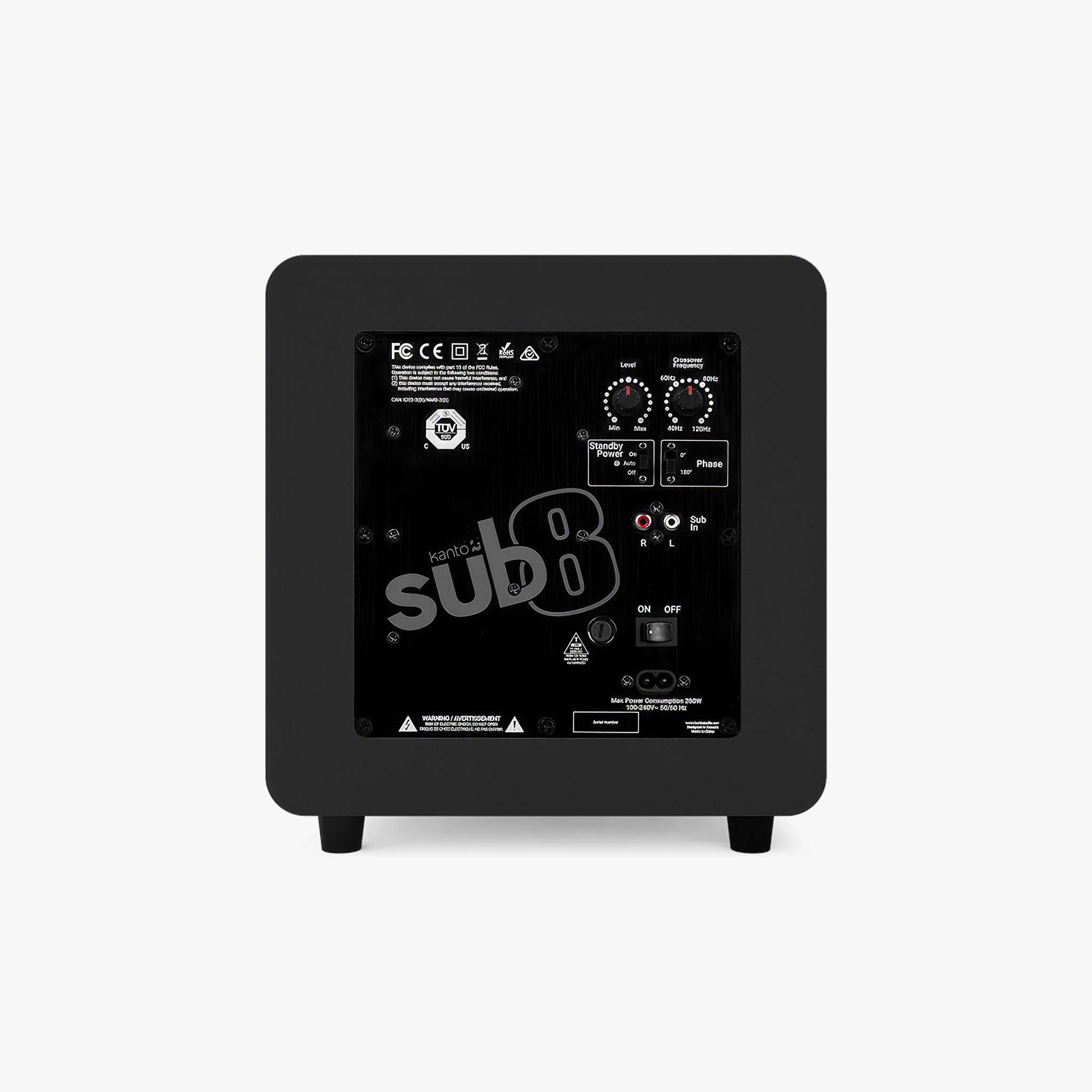 SUB8 Aktif Hi-Fi Subwoofer | 8'' 300W | Mat Siyah