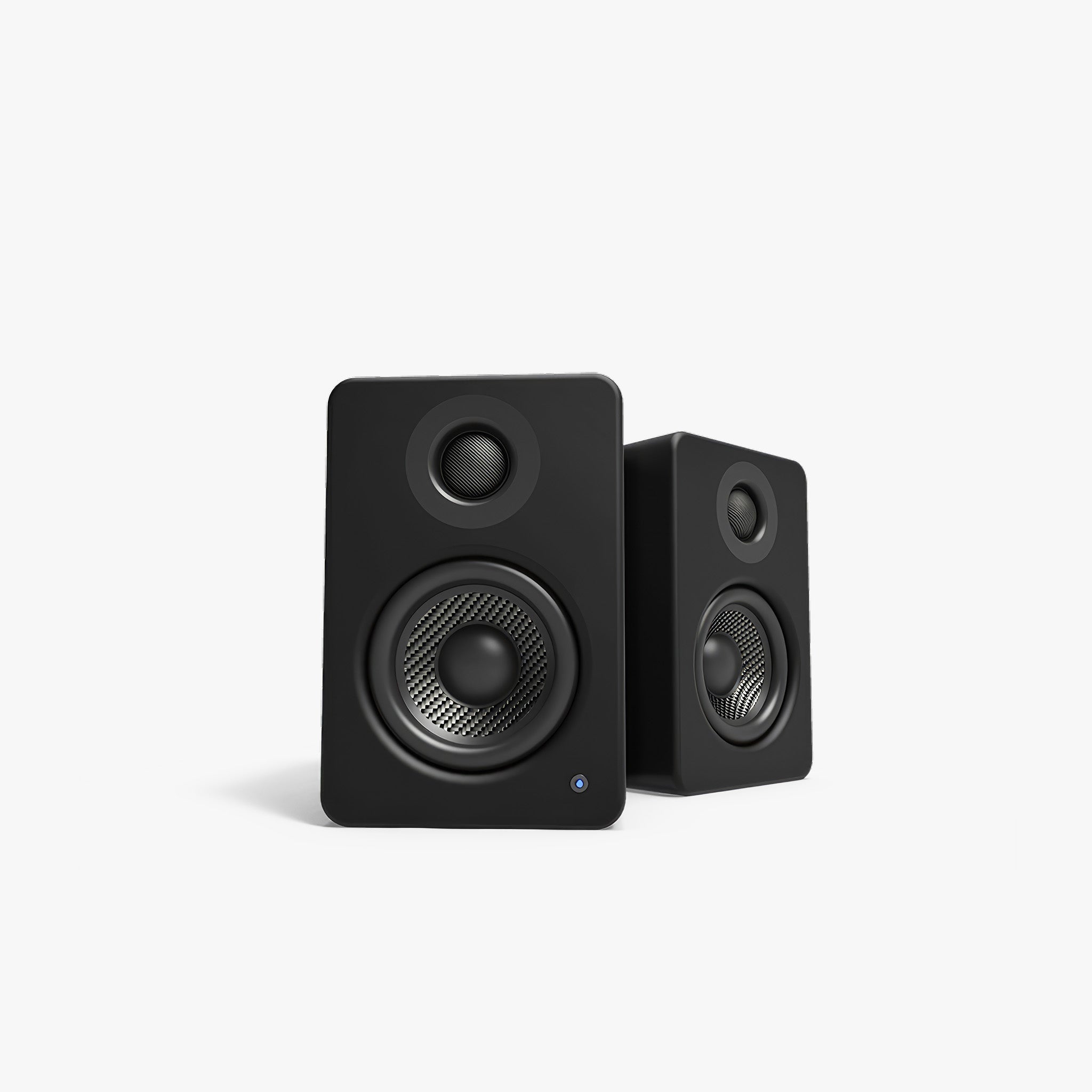 YU2 Aktif Masaüstü Hoparlör | USB DAC & 3.5mm AUX | Mat Siyah