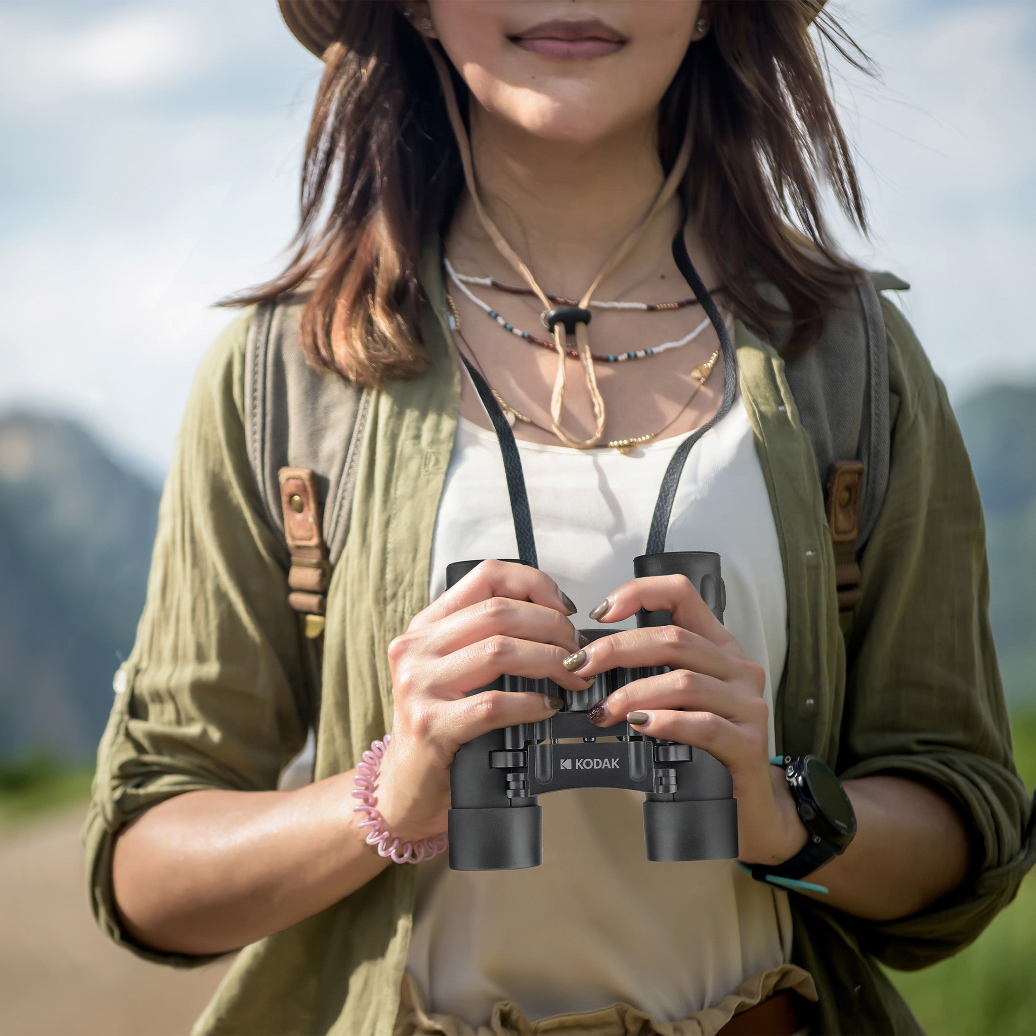 Binoküler BCS400 | 10x25mm Dürbün | Siyah