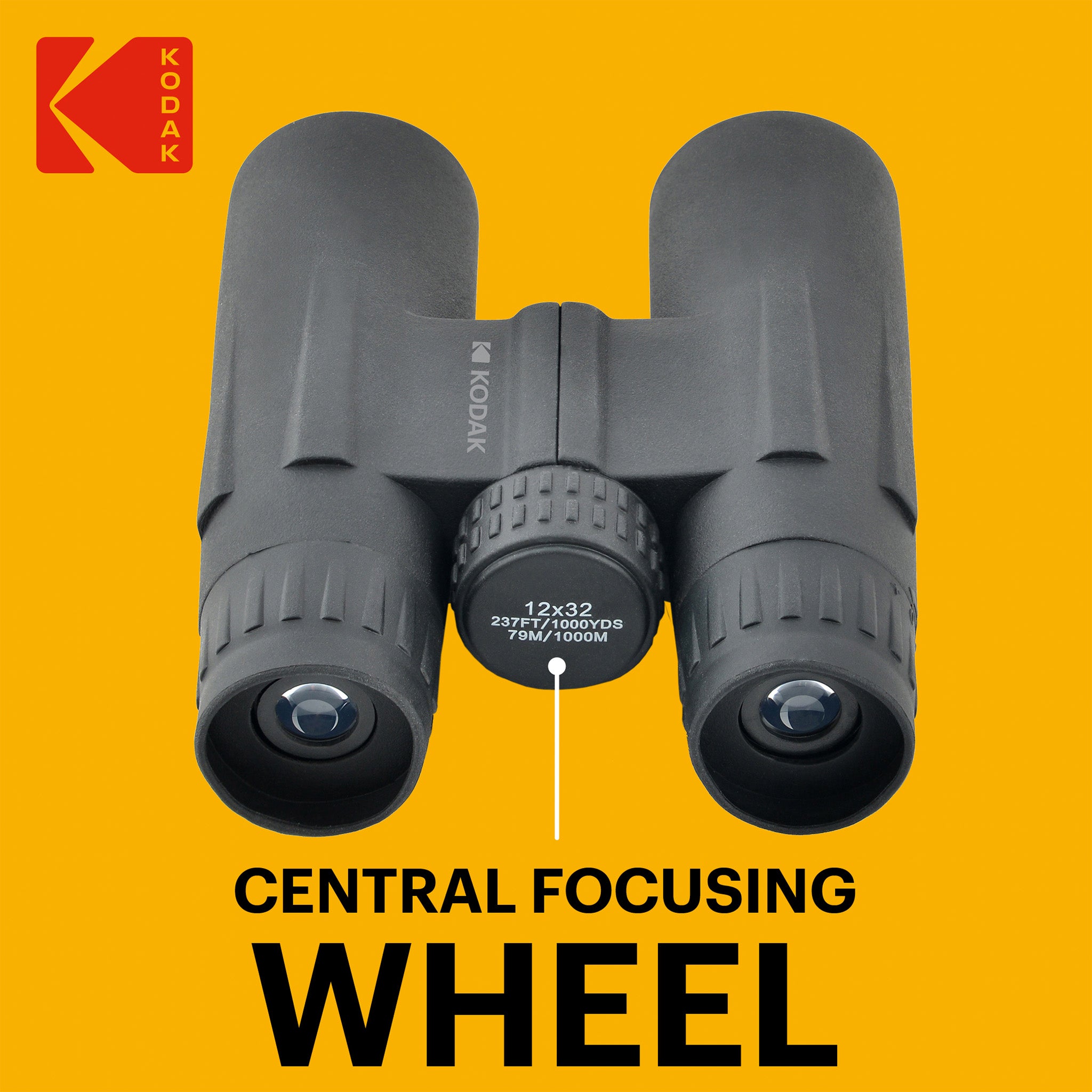 Binoküler BCS600 | 12x32mm Dürbün | Siyah