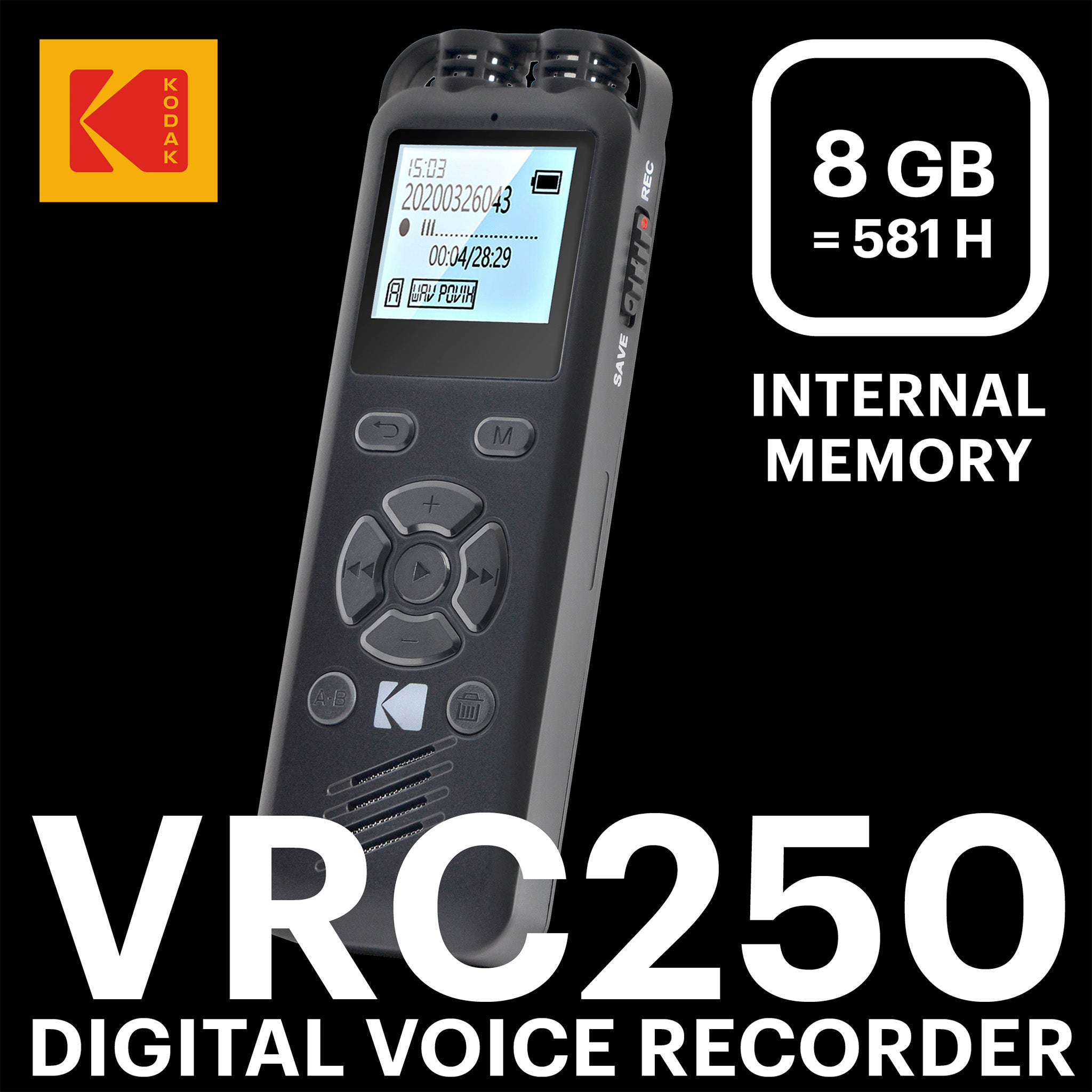 Dictaphone VRC250 | Ses Kayıt Cihazı