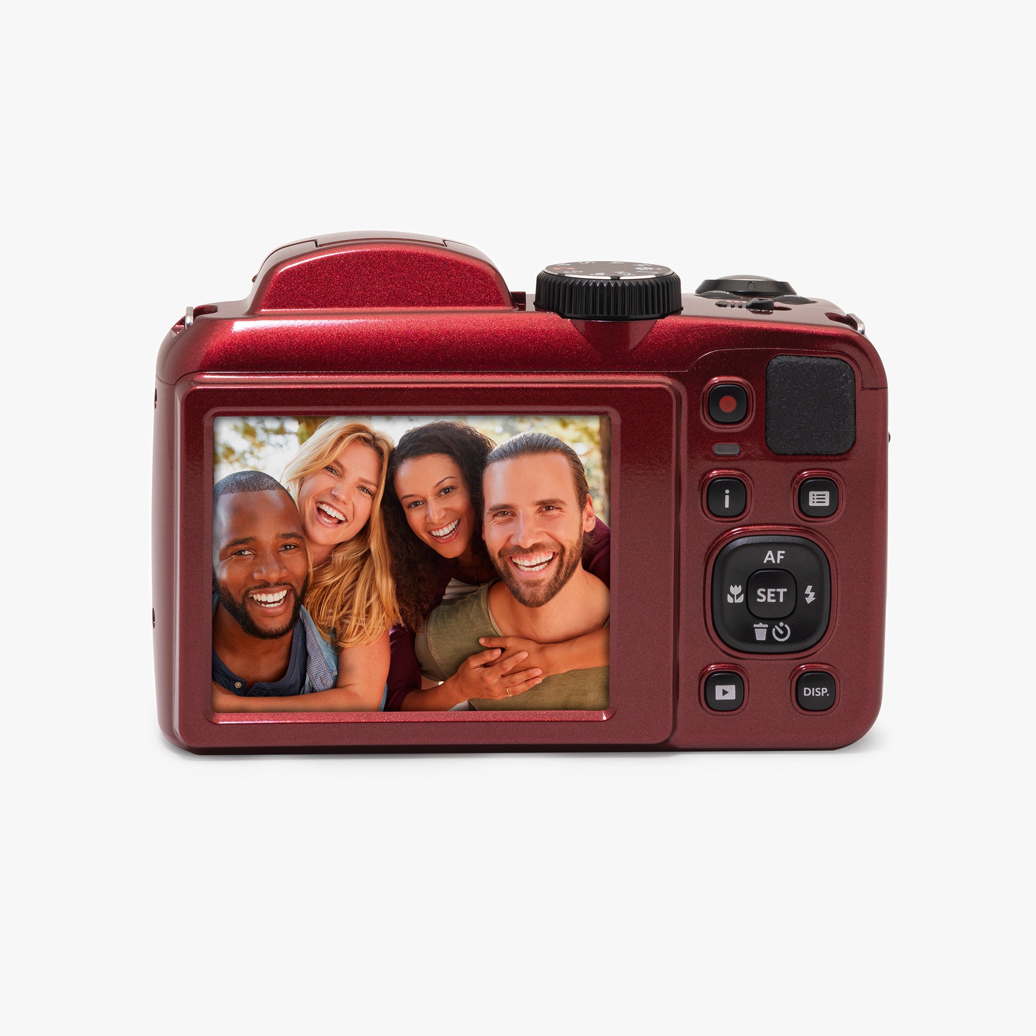 Astro Zoom AZ255 | 25x Yakınlaştırma Dijital Fotoğraf Makinesi | Kırmızı