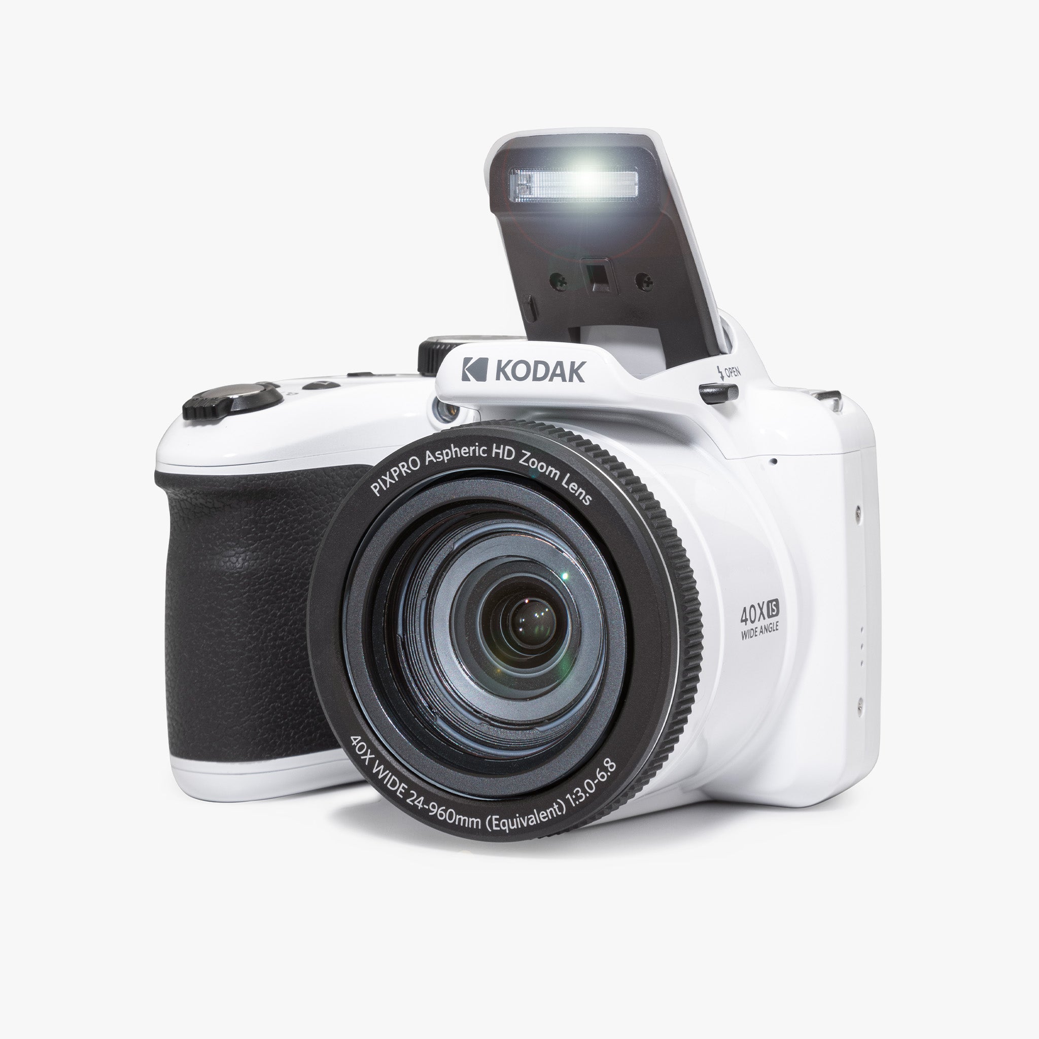 Astro Zoom AZ405 | 40x Yakınlaştırma Dijital Fotoğraf Makinesi | Beyaz