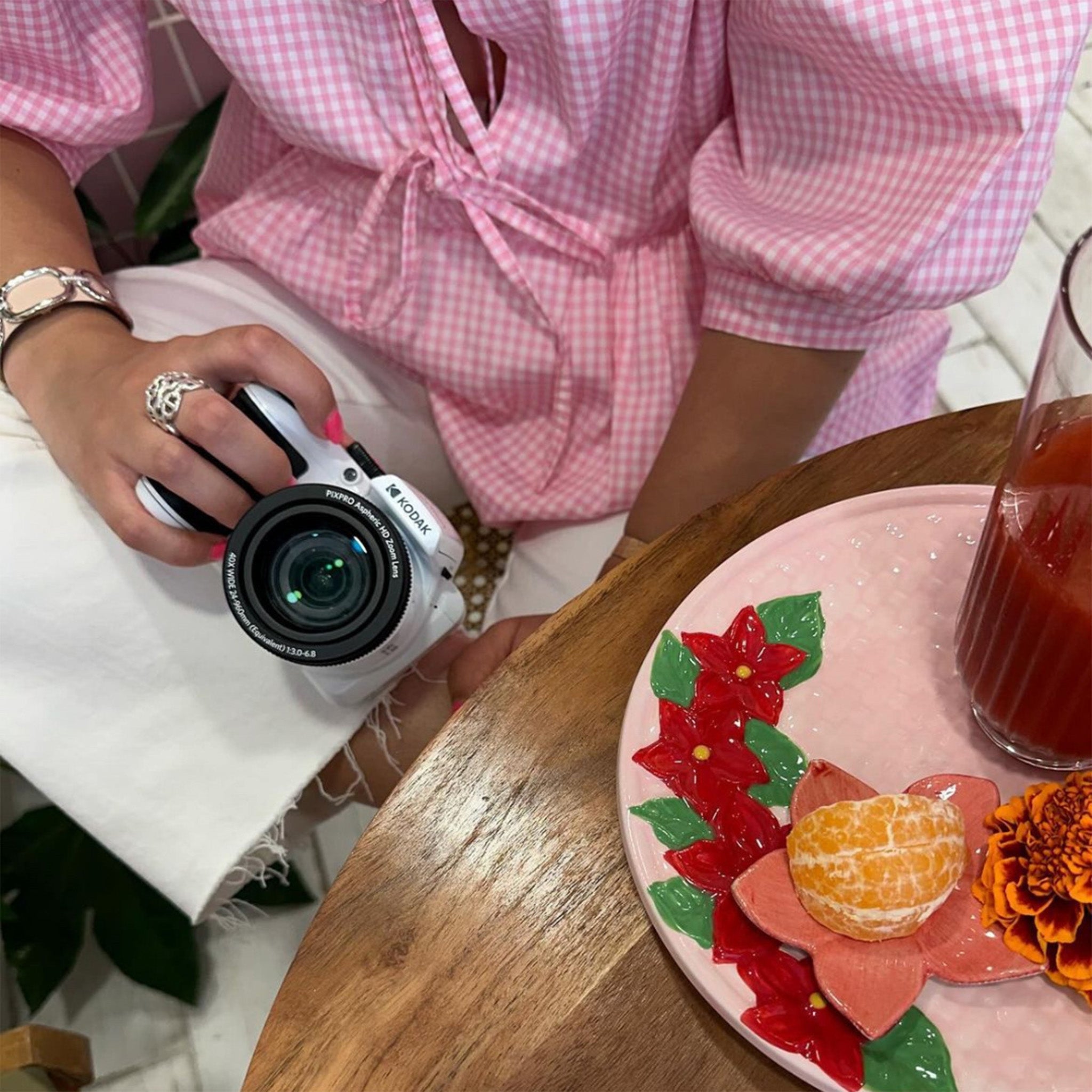 Astro Zoom AZ405 | 40x Yakınlaştırma Dijital Fotoğraf Makinesi | Beyaz