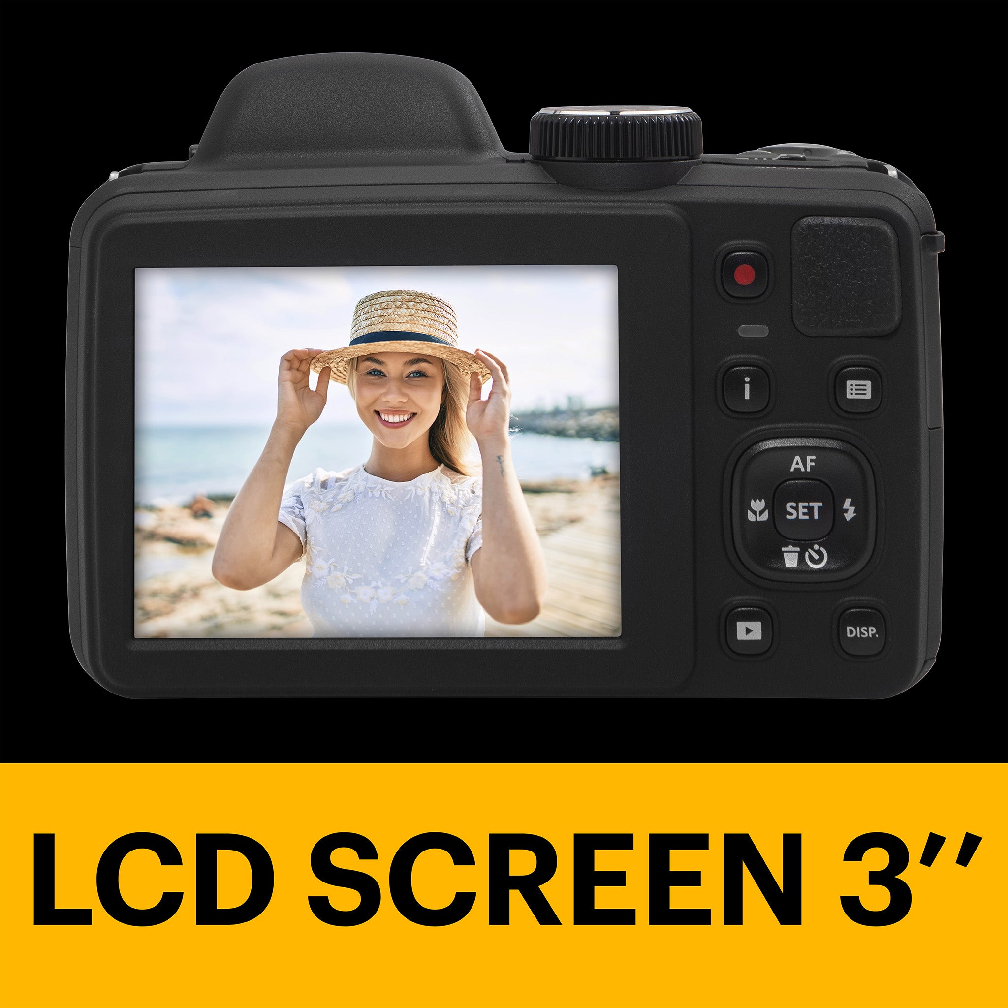 Astro Zoom AZ405 | 40x Yakınlaştırma Dijital Fotoğraf Makinesi | Siyah