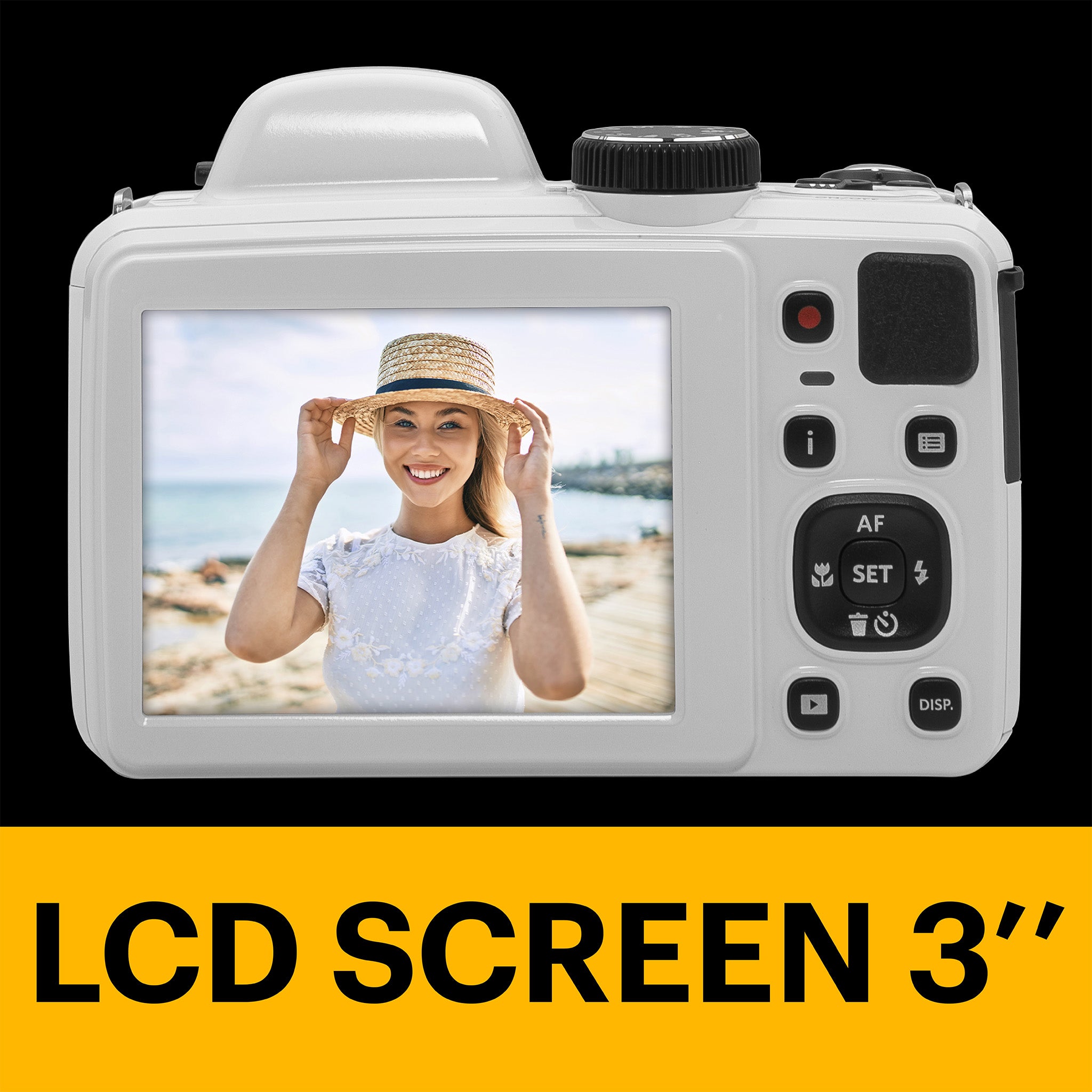 Astro Zoom AZ425 | 42x Yakınlaştırma Dijital Fotoğraf Makinesi | Beyaz