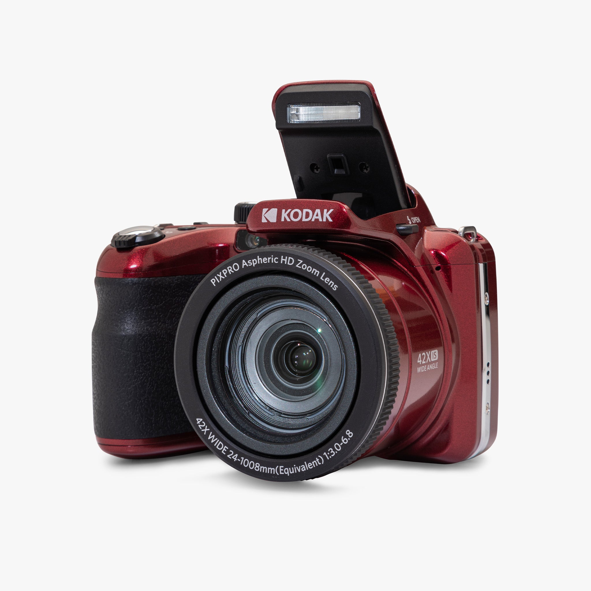 Astro Zoom AZ425 | 42x Yakınlaştırma Dijital Fotoğraf Makinesi | Kırmızı