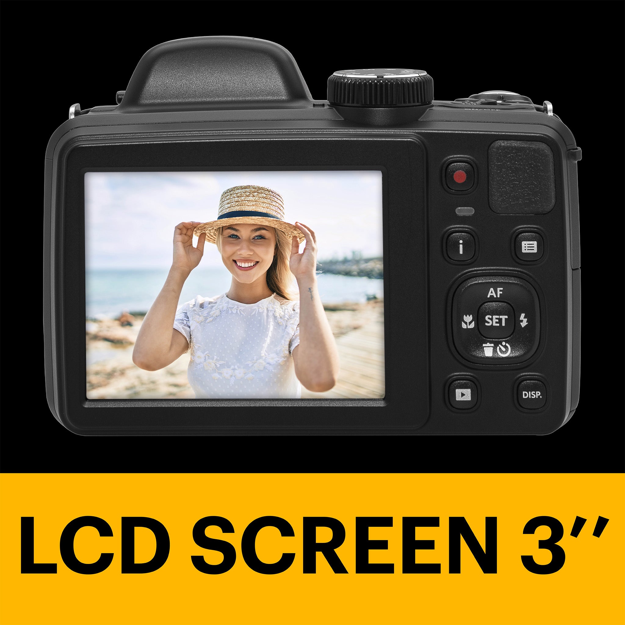 Astro Zoom AZ425 | 42x Yakınlaştırma Dijital Fotoğraf Makinesi | Siyah