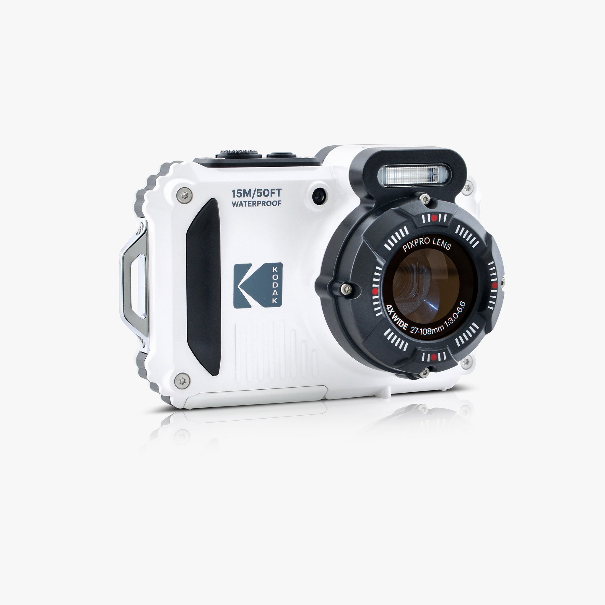 Pixpro WPZ2/4X Yakınlaştırma | Yakınlaştırma Su Altı Fotoğraf Makinesi | Beyaz