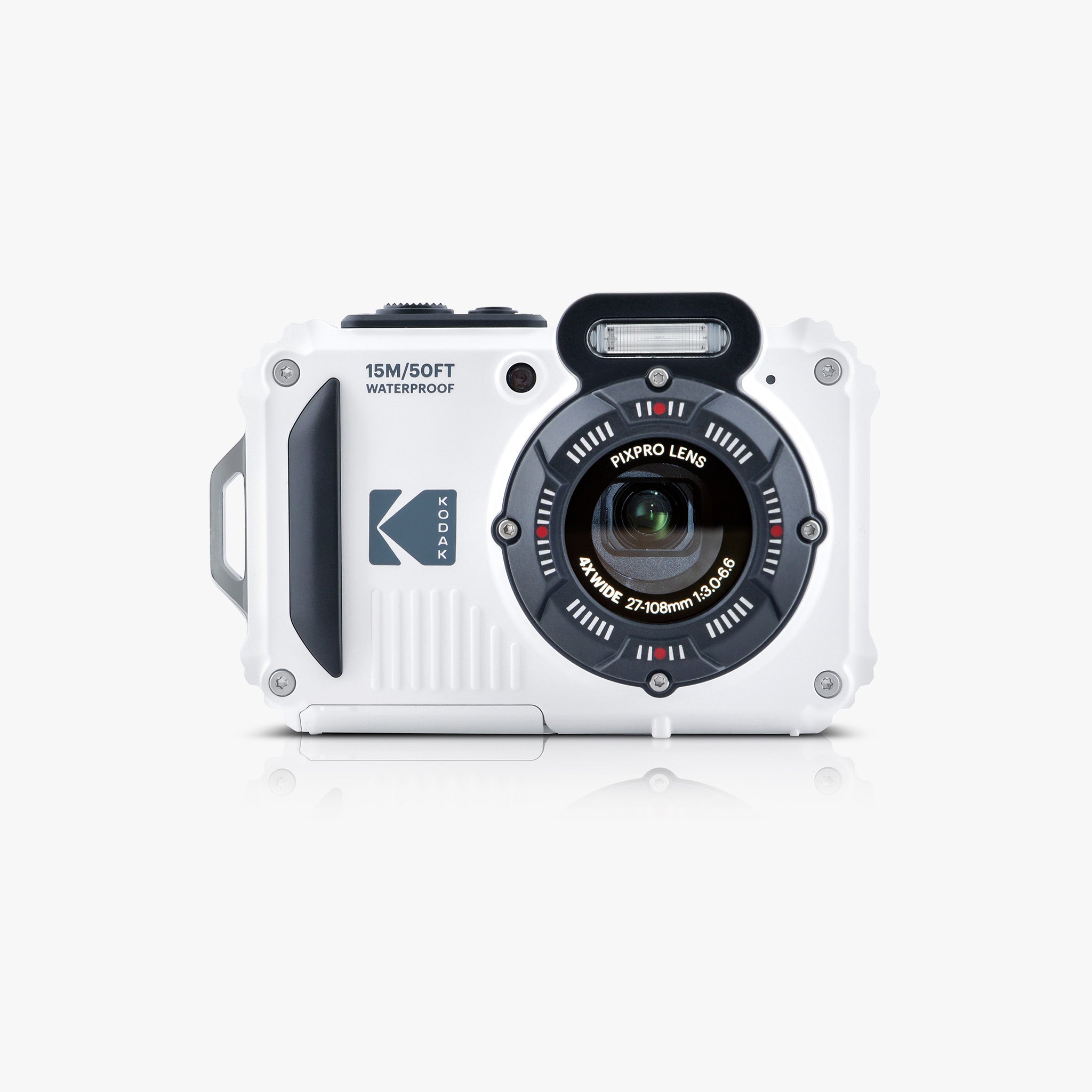 Pixpro WPZ2/4X Yakınlaştırma | Yakınlaştırma Su Altı Fotoğraf Makinesi | Beyaz