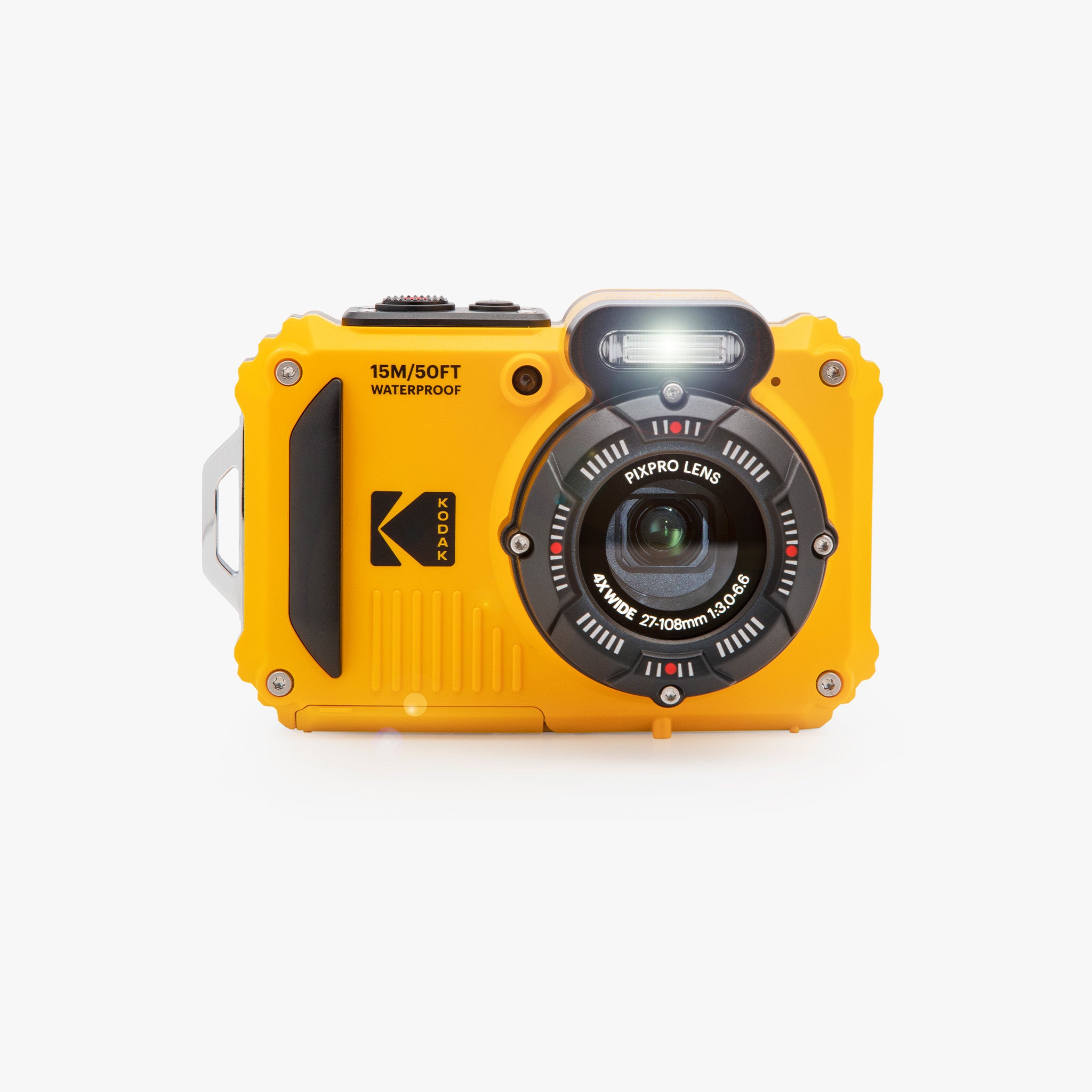 Pixpro WPZ2/4X Yakınlaştırma | Su Altı Fotoğraf Makinesi 16GB SD 2 Lityum Pil | Sarı