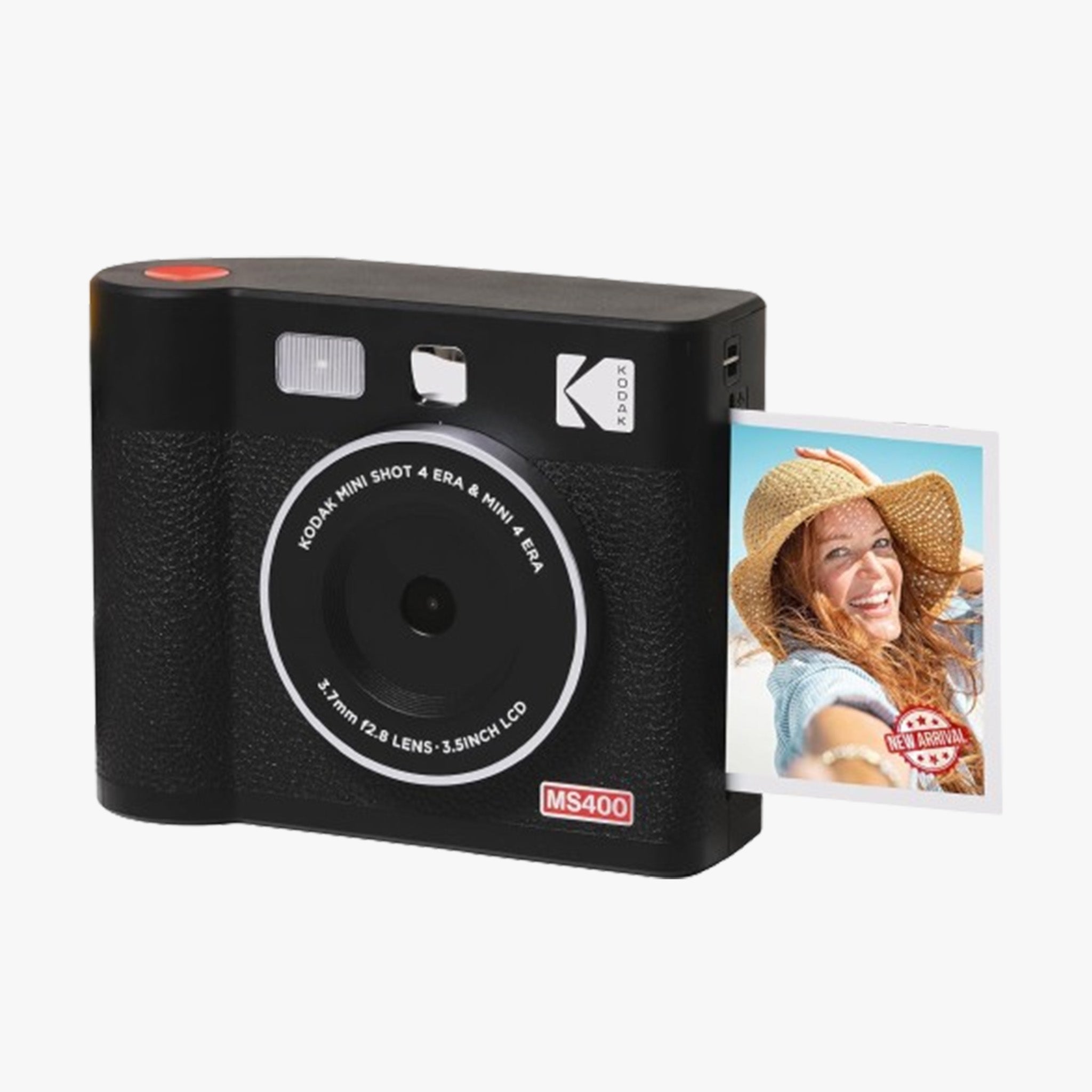 Mini Shot 4 Era MS400 | 4x4 Filmli Fotoğraf Makinesi | Siyah