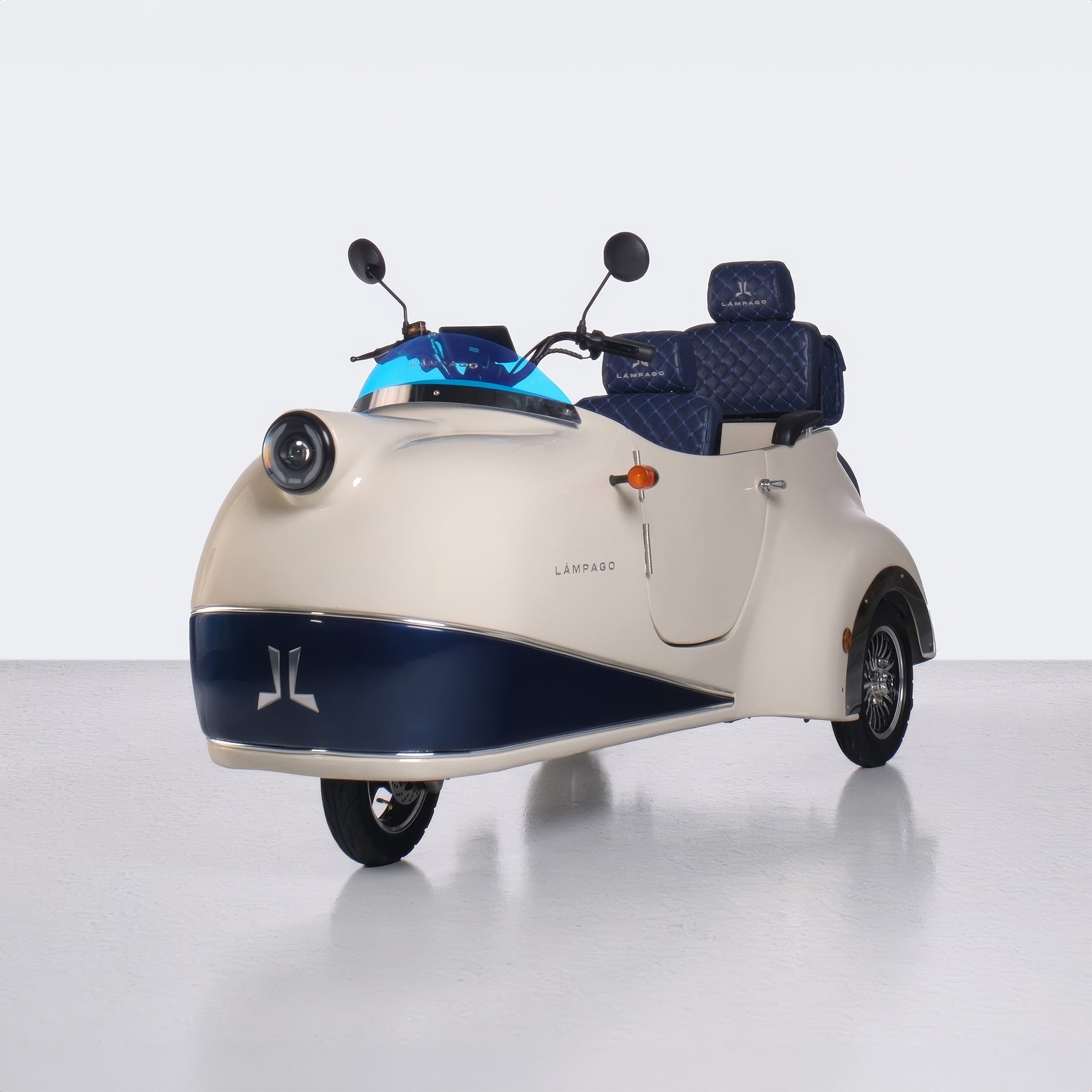 Elektrikli Moped | Ivory Blue