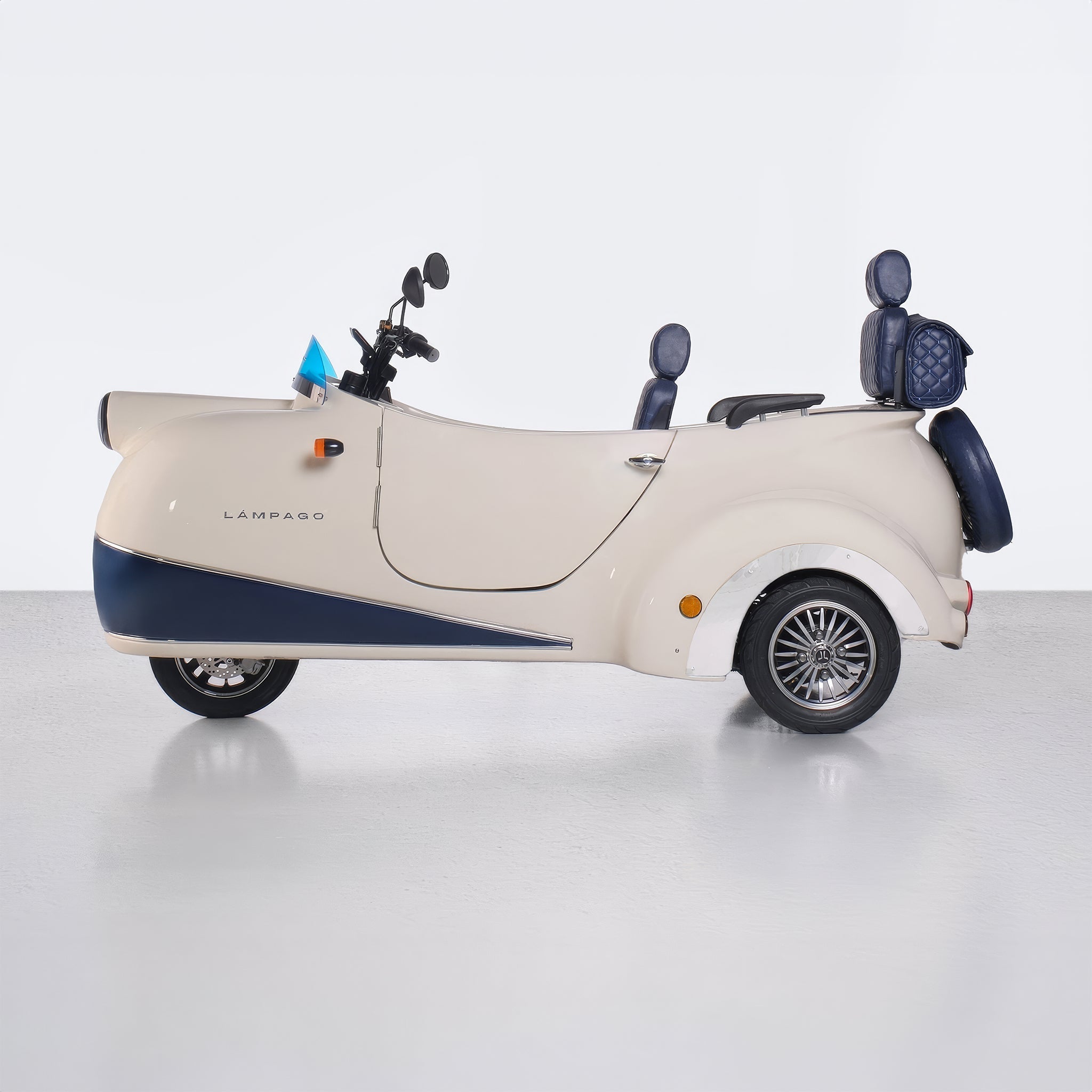 Elektrikli Moped | Ivory Blue