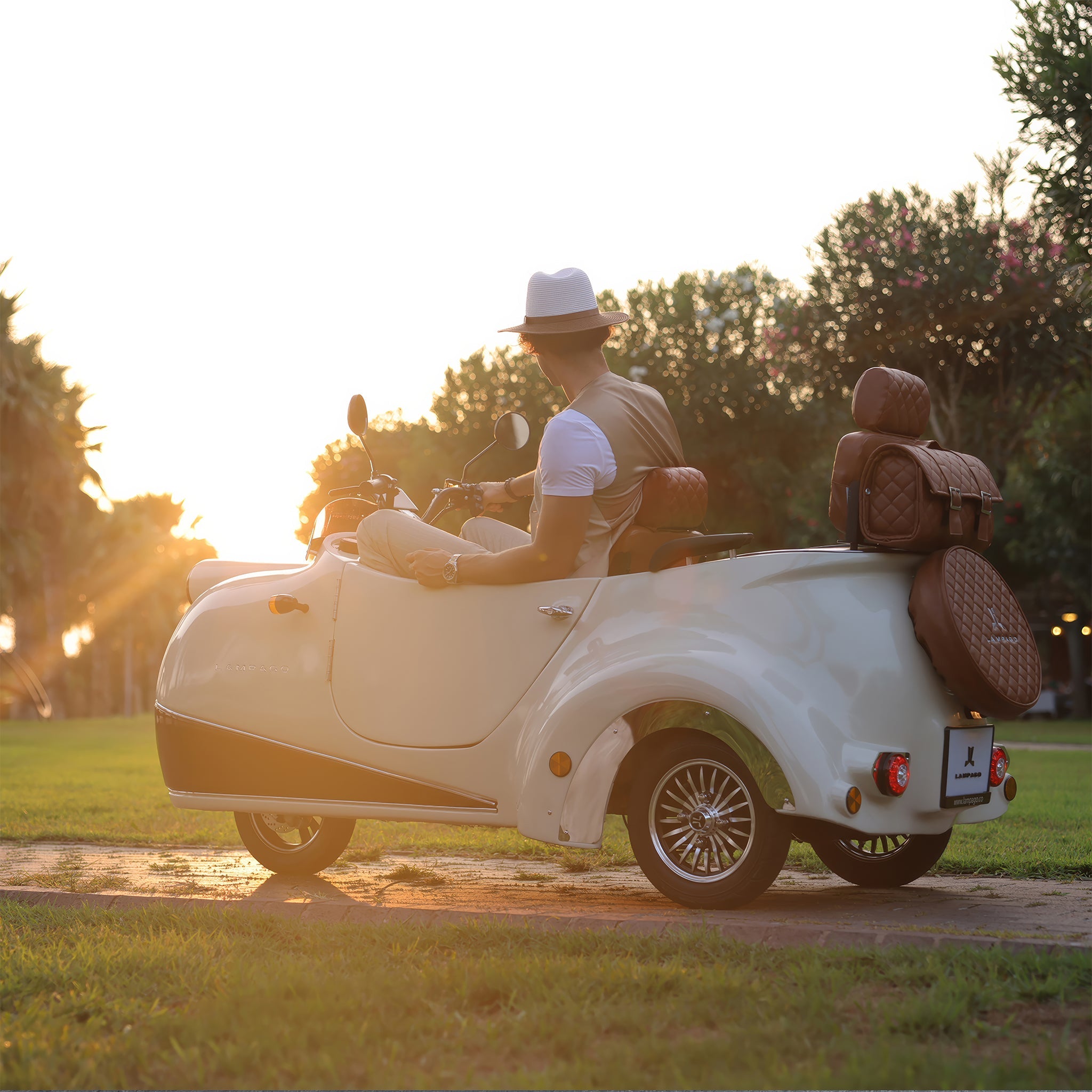 Elektrikli Moped | Ivory White