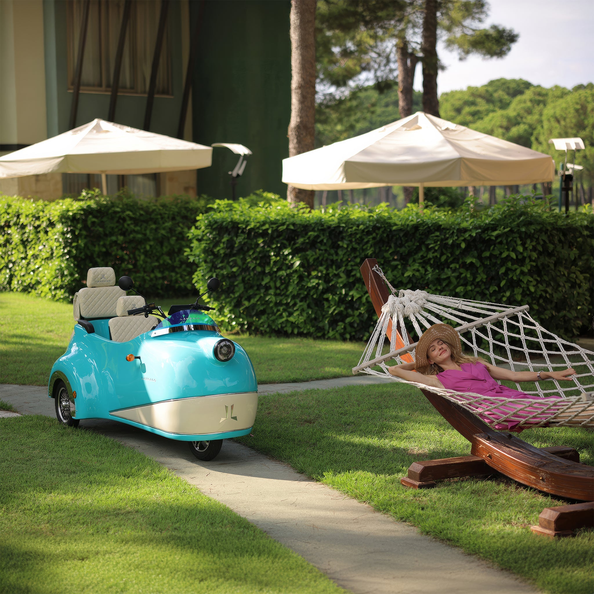 Elektrikli Moped | Lake Cyan