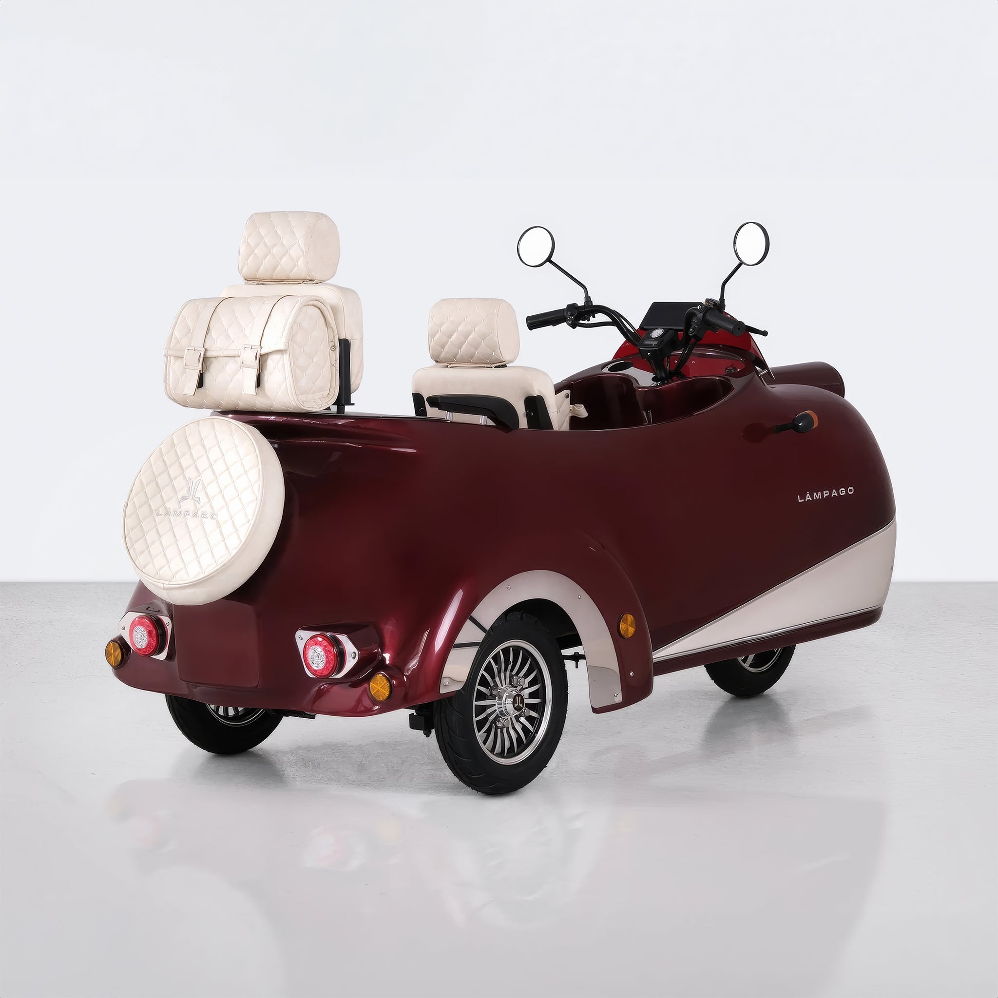 Elektrikli Moped | Volcano Red