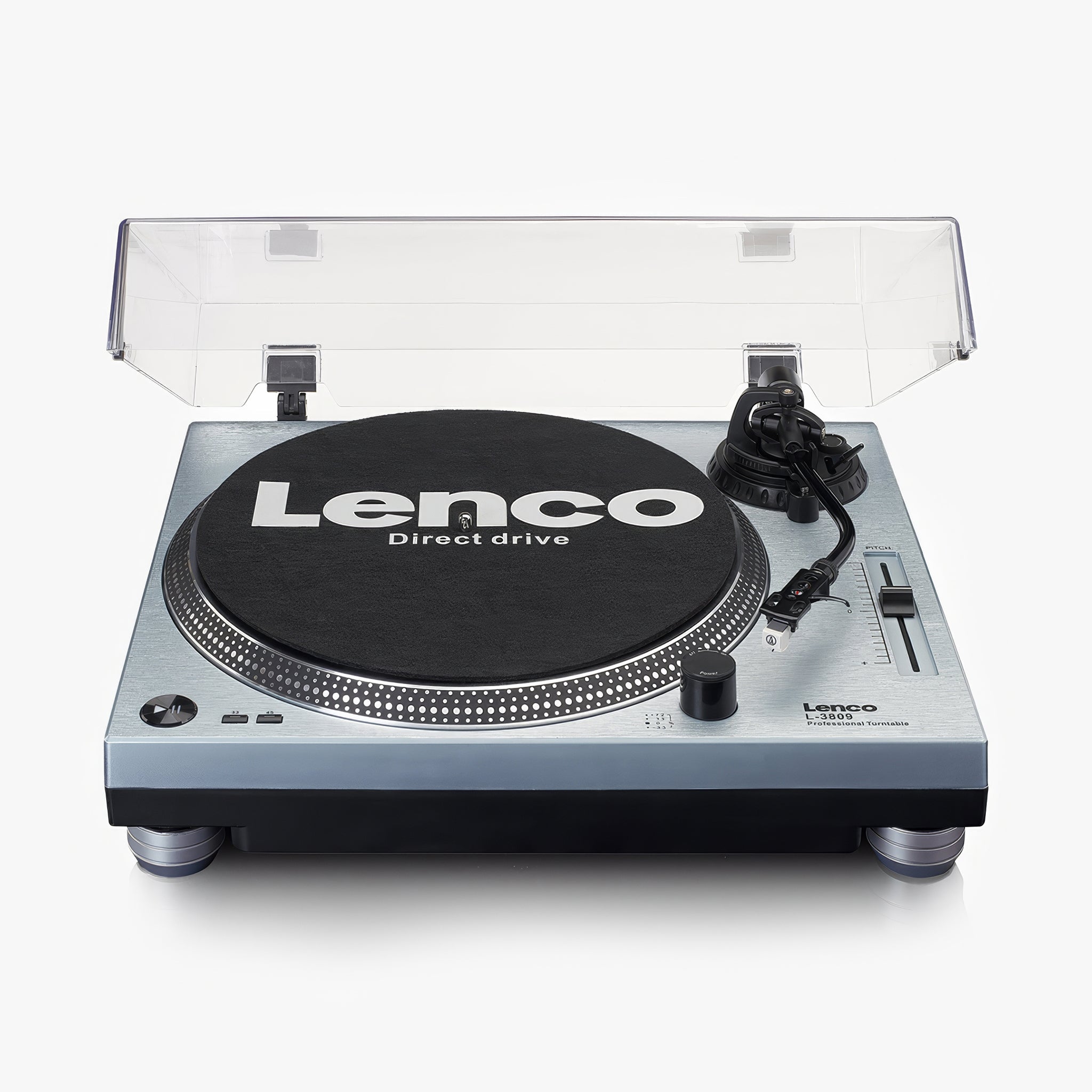 L-3809ME Turntable | Direct Drive | USB Metalik Mavi Pikap