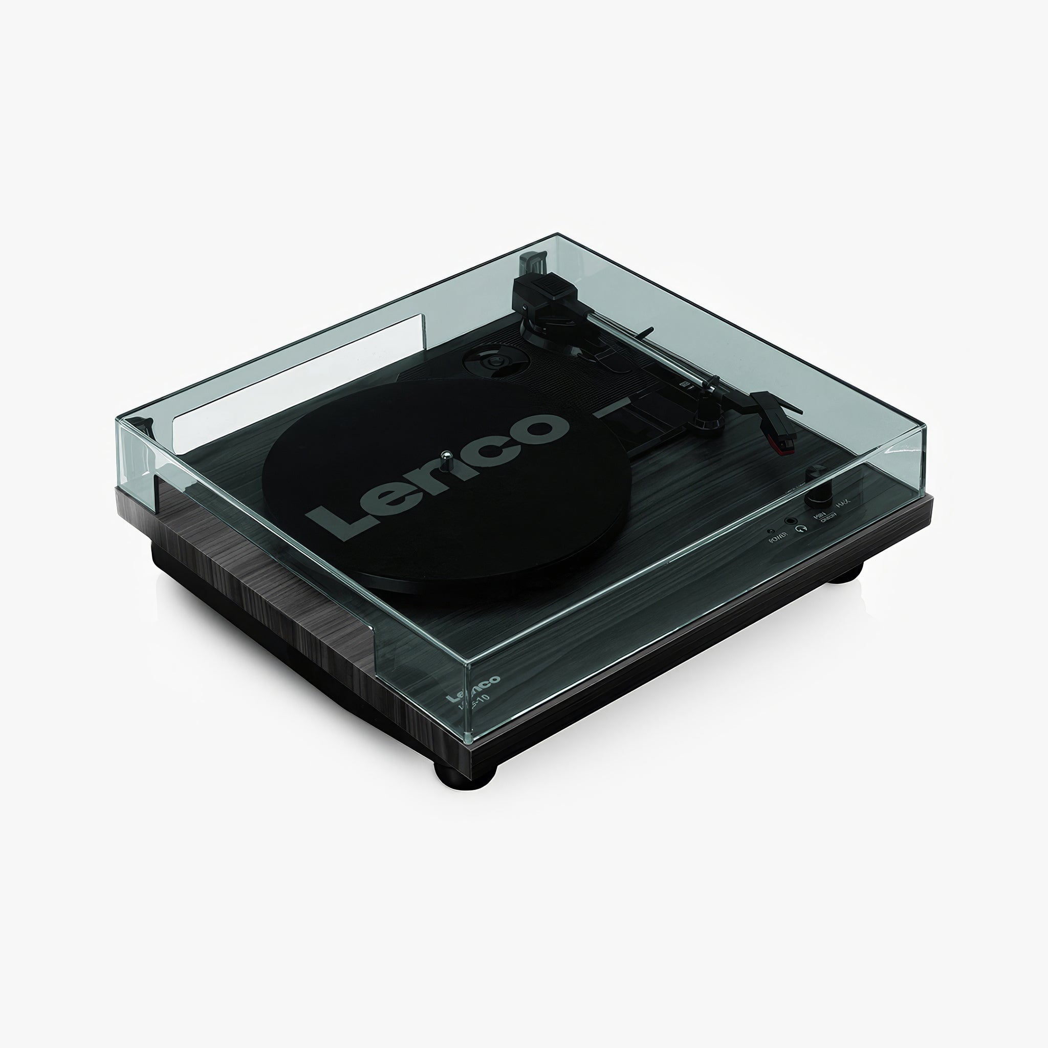 LS-10BK Turntable | Dahili Hoparlörlü Ahşap Siyah Pikap