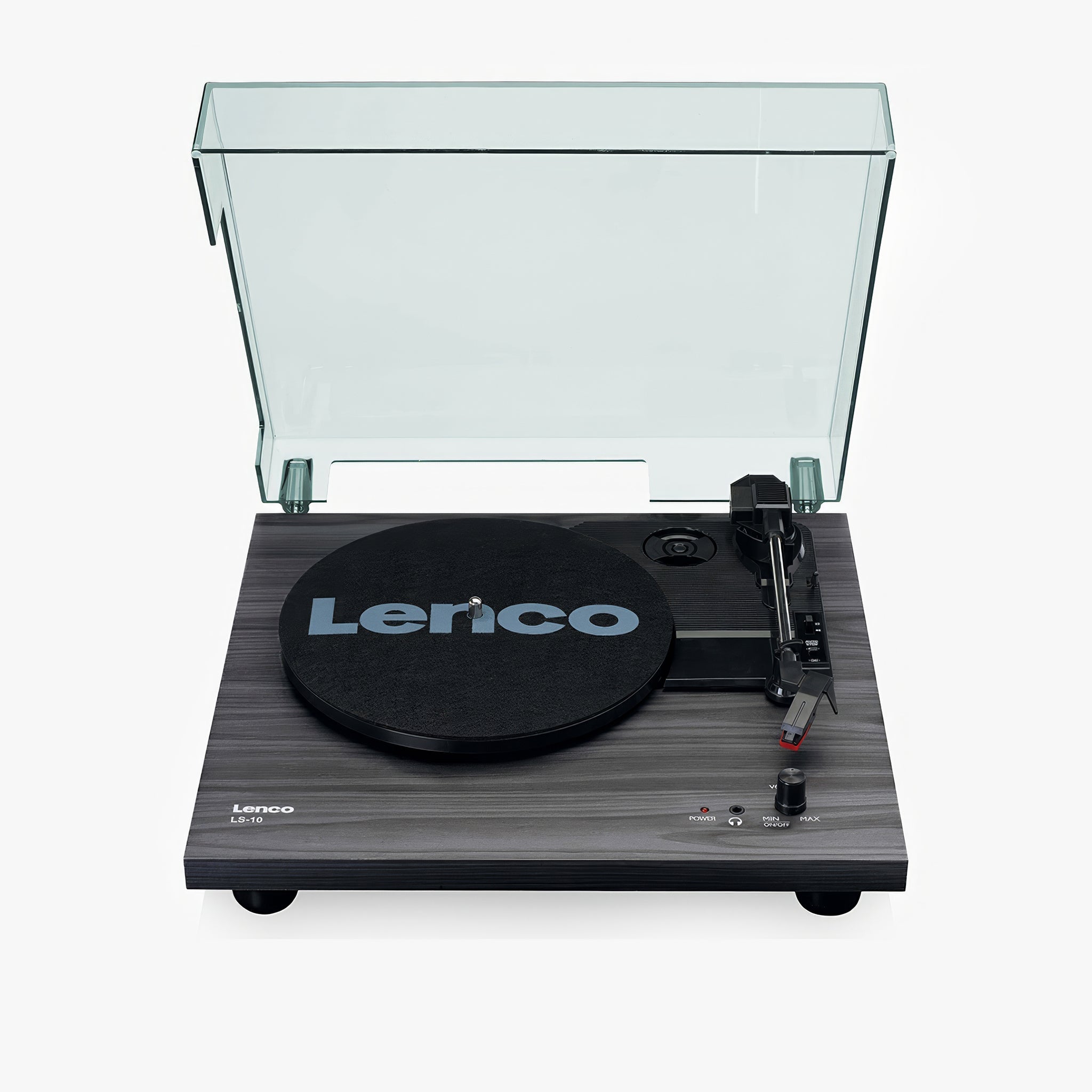 LS-10BK Turntable | Dahili Hoparlörlü Ahşap Siyah Pikap