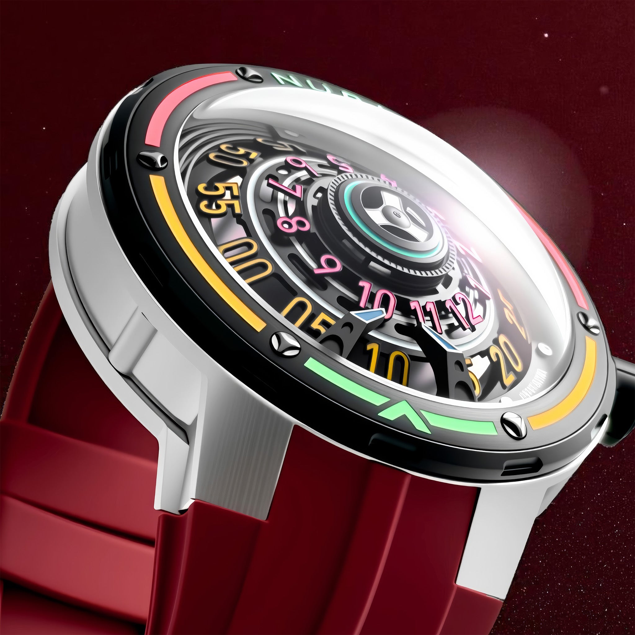 Orbiter Automatic Limited Edition | 50 mm | Rocket Red