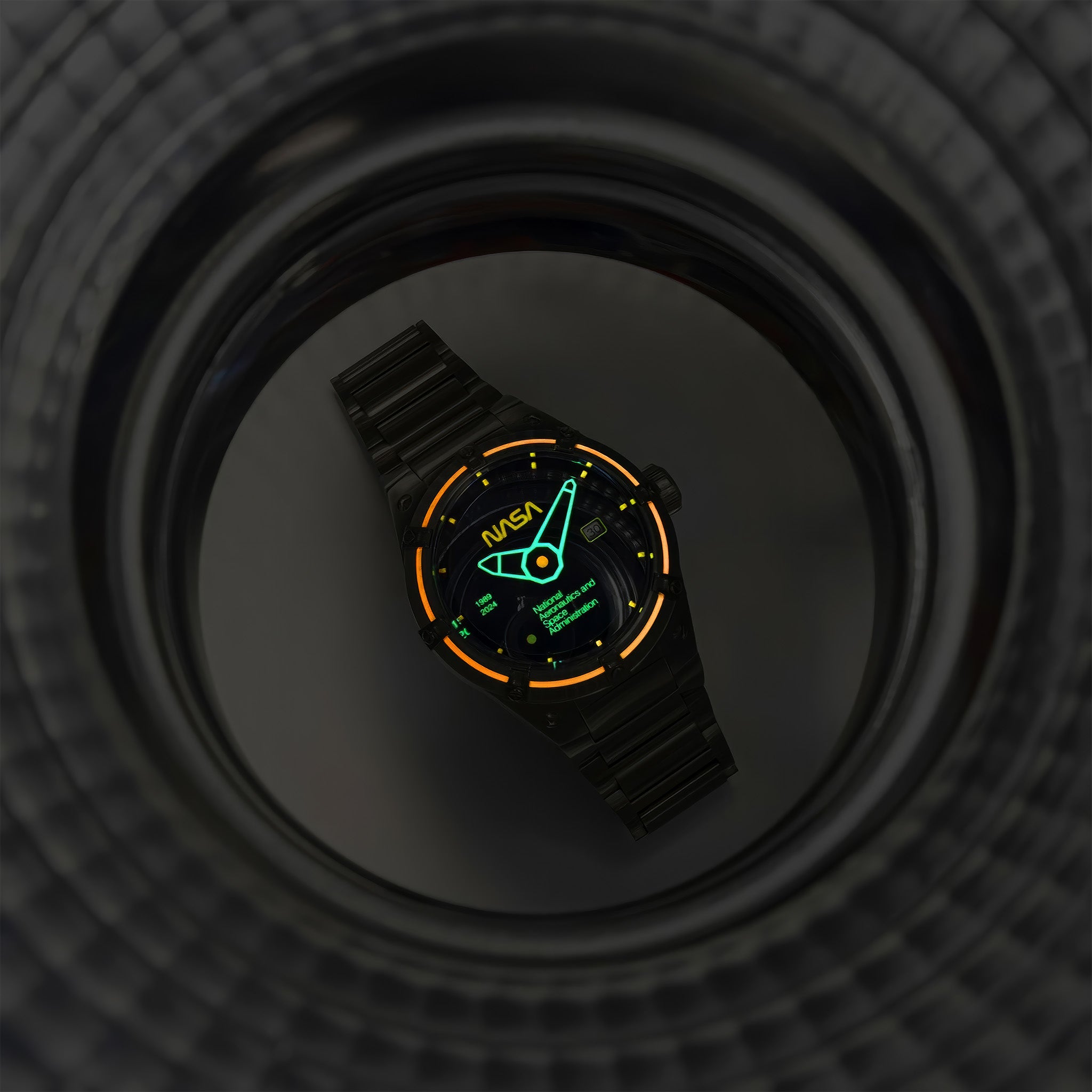 Nubeo Galileo Automatic NASA Limited Edition Kol Saati | Mars Black