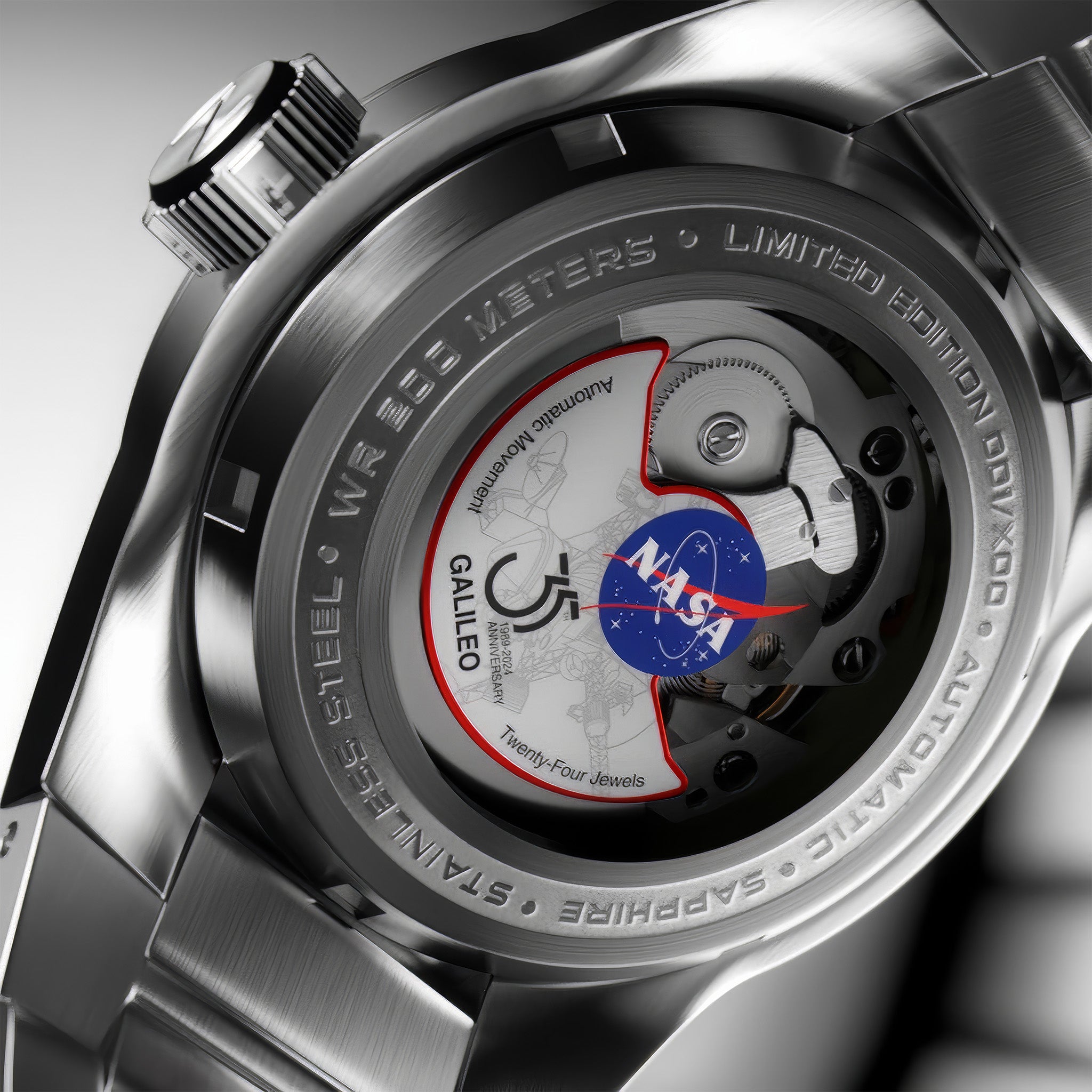 Nubeo Galileo Automatic NASA Limited Edition Kol Saati | Earth Blue