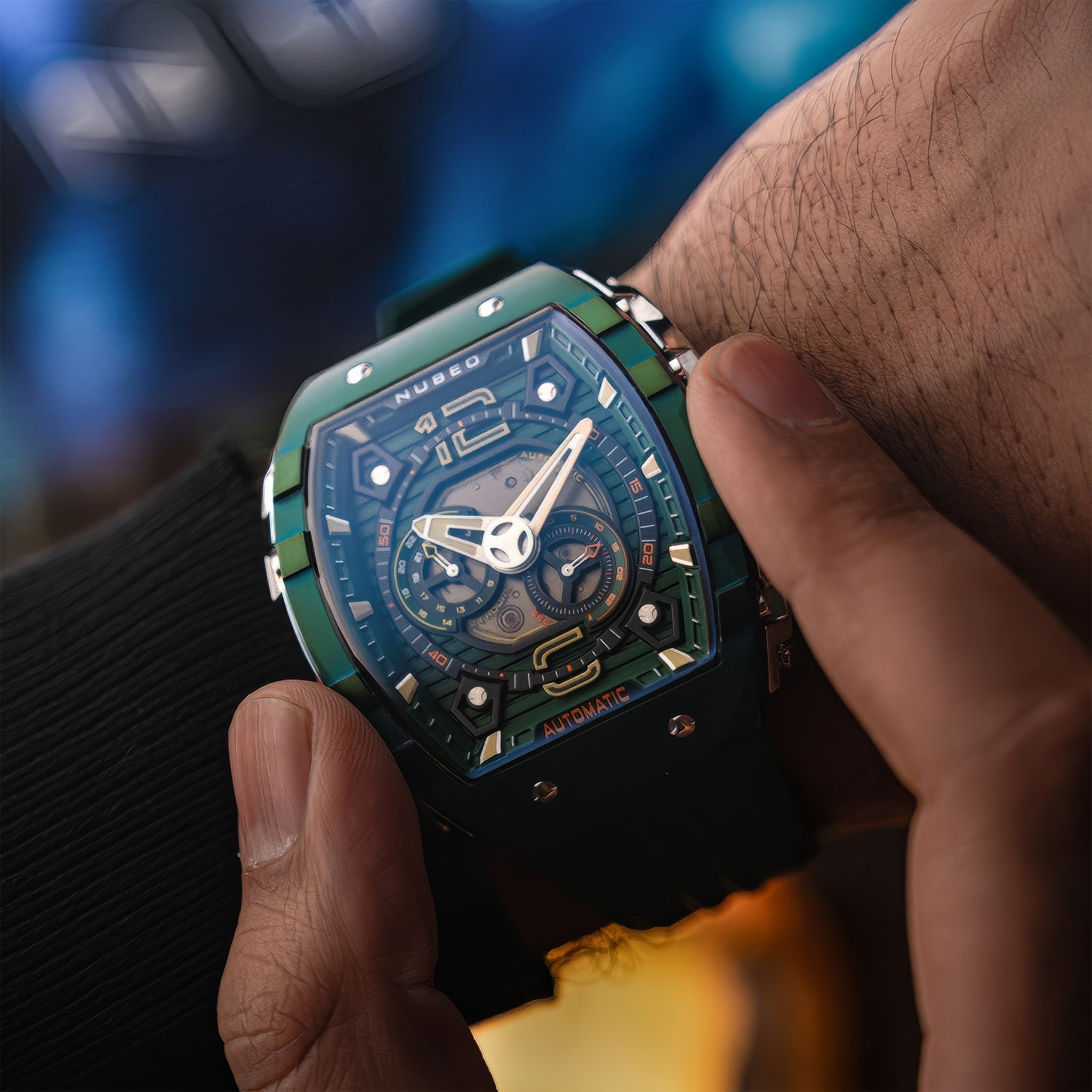 Magellan 24H Automatic Kol Saati | Dark Green