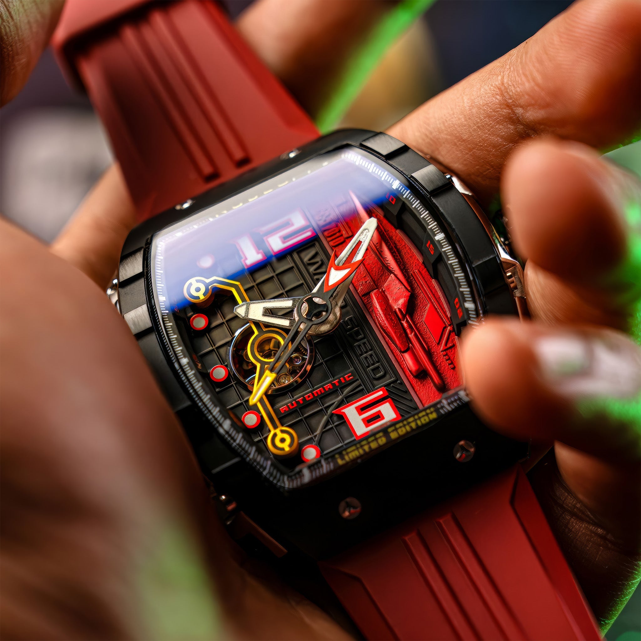 Magellan Automatic Star Trek Warp Speed Limited Edition Kol Saati | Picard Red