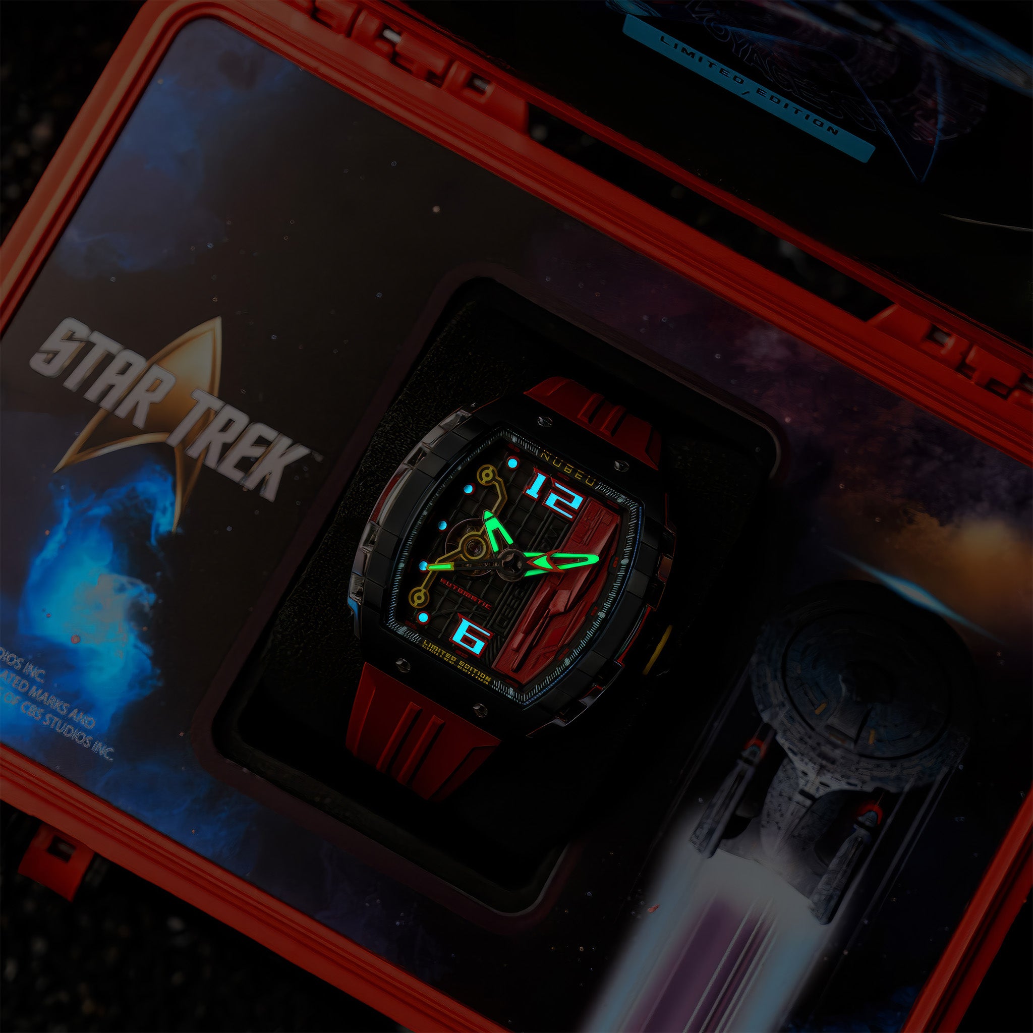 Magellan Automatic Star Trek Warp Speed Limited Edition Kol Saati | Picard Red