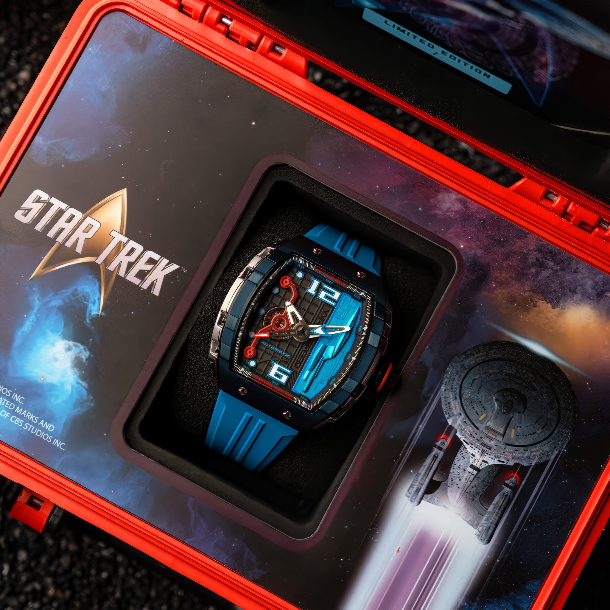 Magellan Automatic Star Trek Warp Speed Limited Edition Kol Saati | Troi Blue