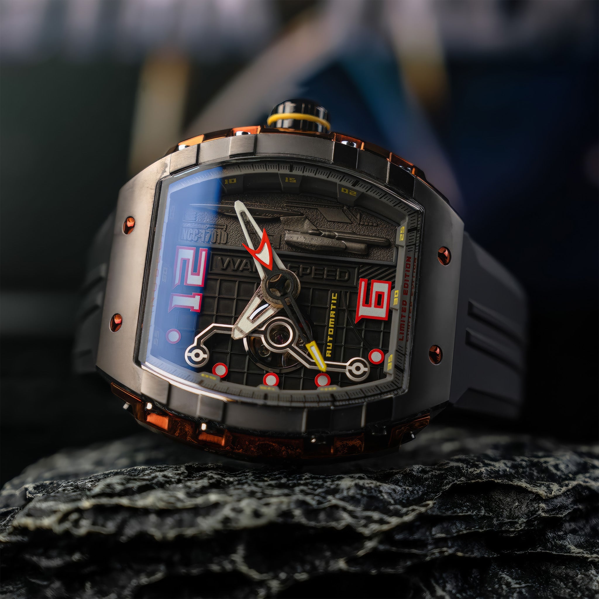 Magellan Automatic Star Trek Warp Speed Limited Edition Kol Saati | Riker Black