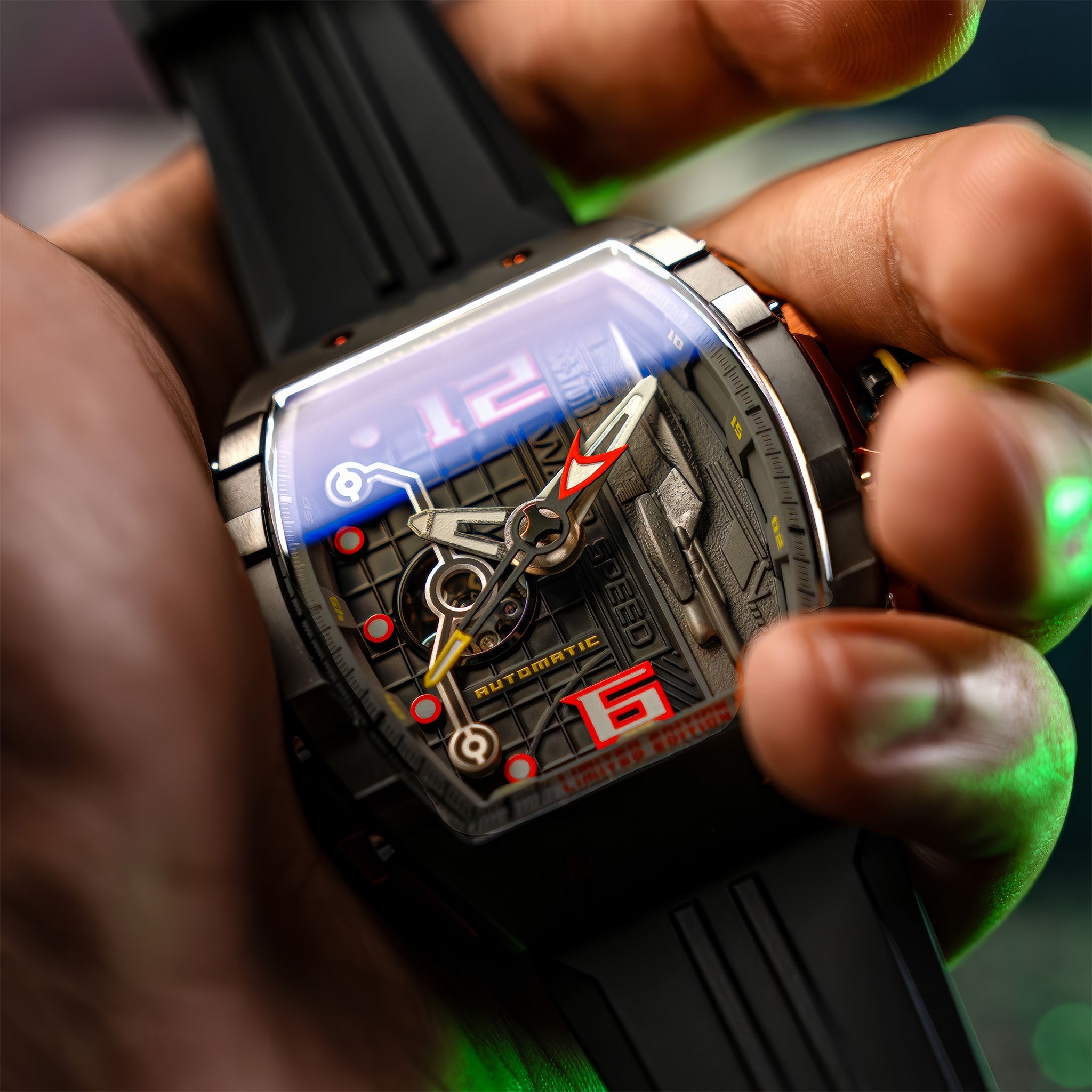 Magellan Automatic Star Trek Warp Speed Limited Edition Kol Saati | Riker Black