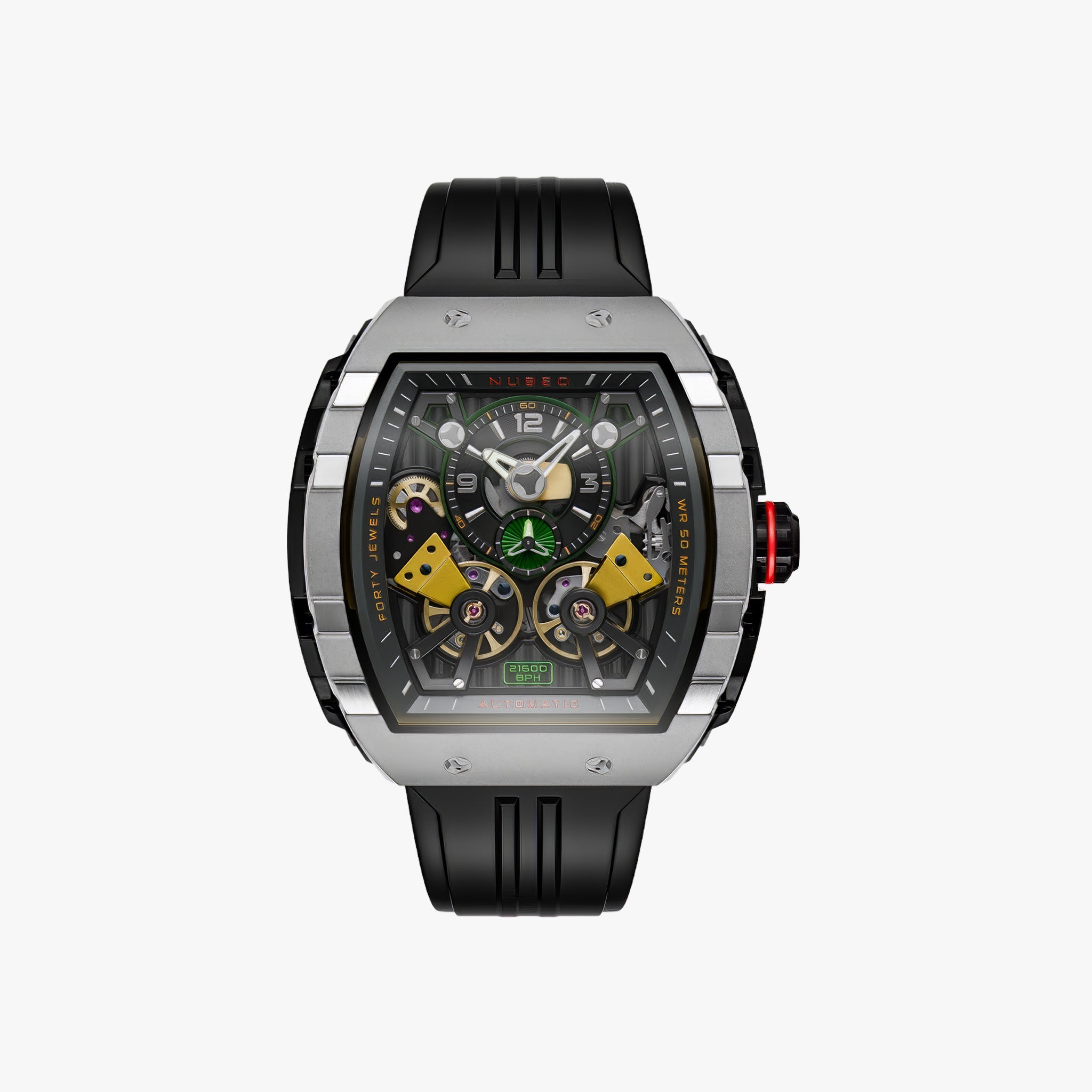Magellan Double Barrel Automatic Kol Saati | Matte Black