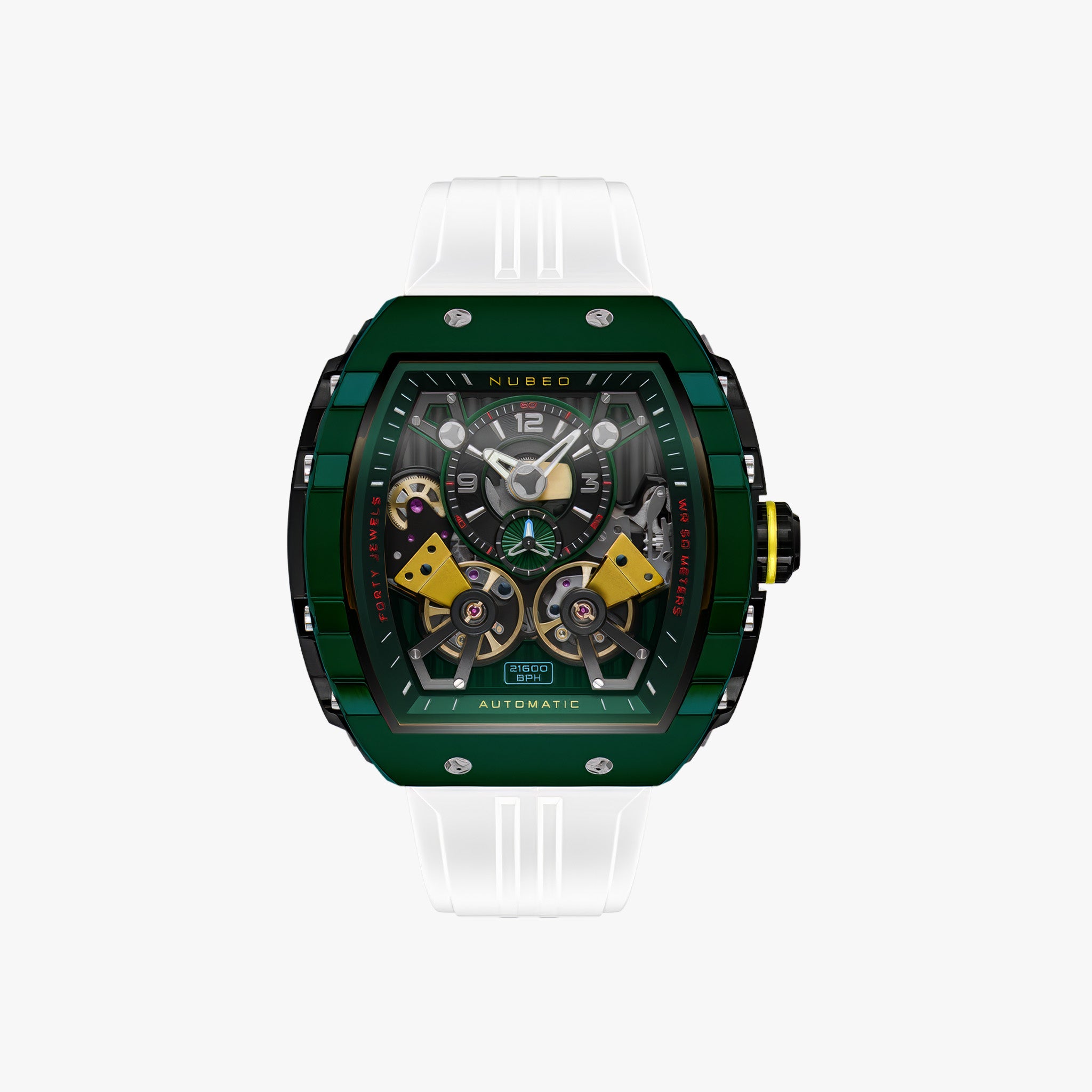 Magellan Double Barrel Automatic Kol Saati | Vintage Green