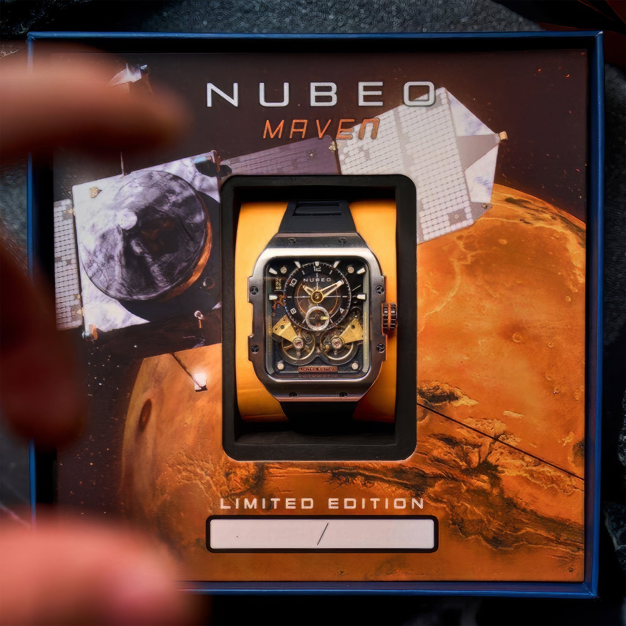 Nubeo Maven Automatic Limited Edition Kol Saati | Granite Black