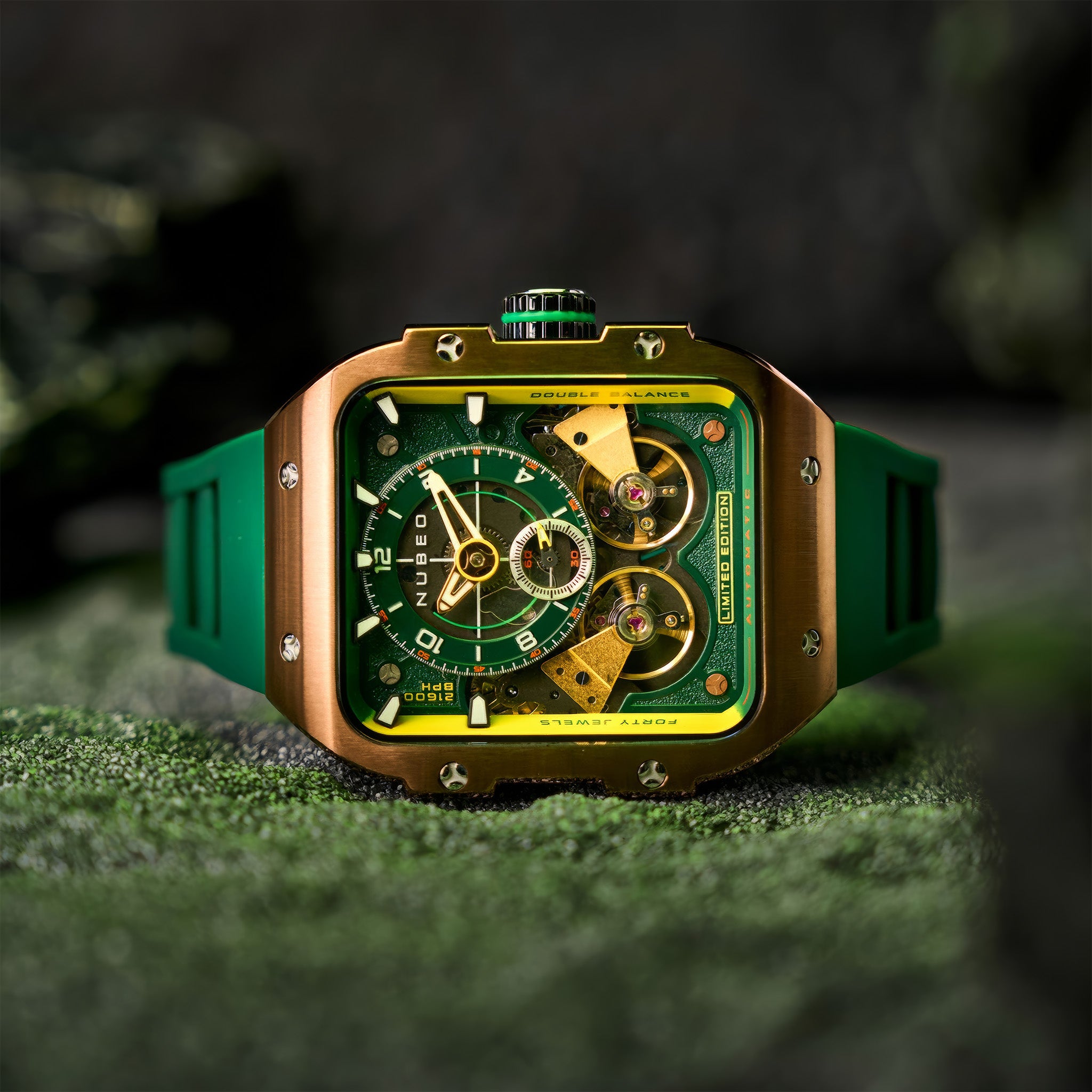 Nubeo Maven Automatic Limited Edition Kol Saati | Gothic Green
