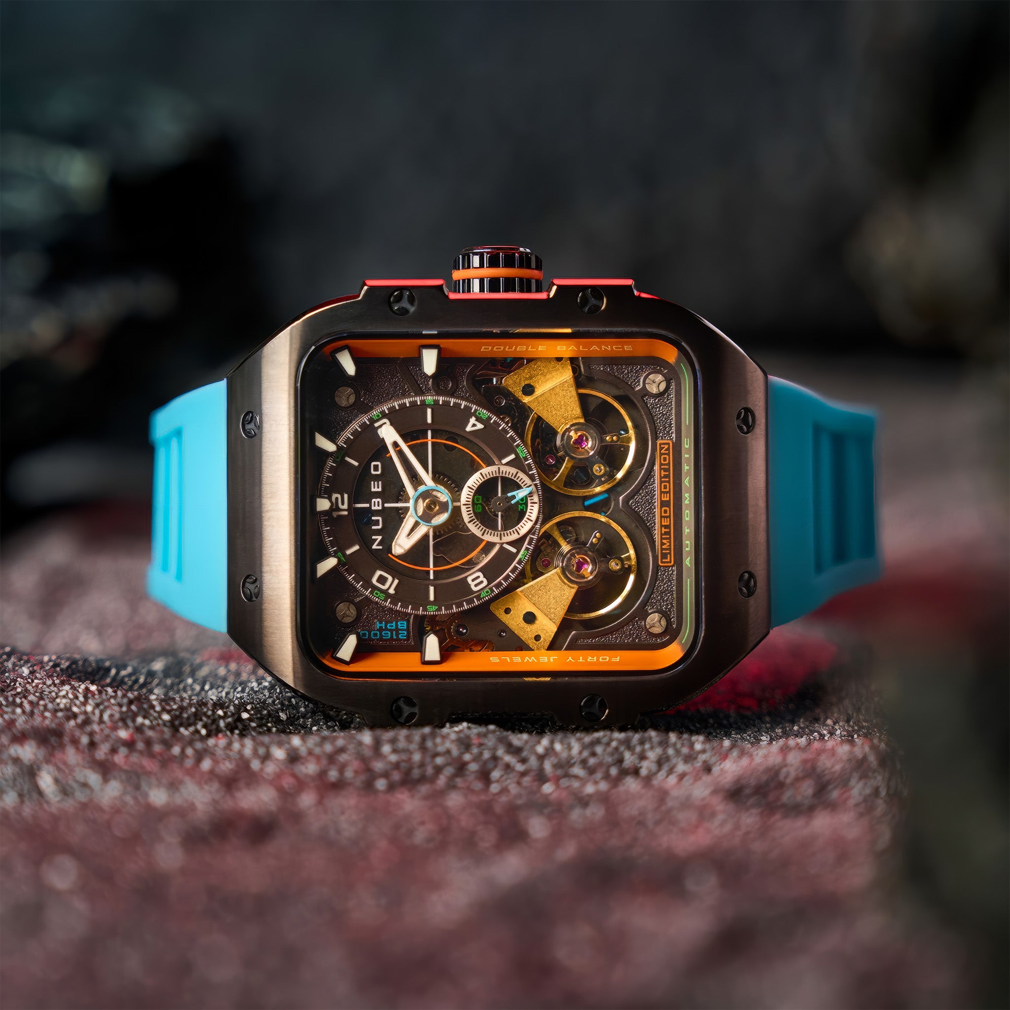 Nubeo Maven Automatic Limited Edition Kol Saati | Neptune Blue